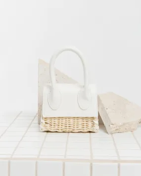 Banksia Micro Handbag | White