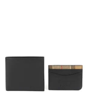 Barbour Mens 'Craster' Wallet/ Card Gift Set