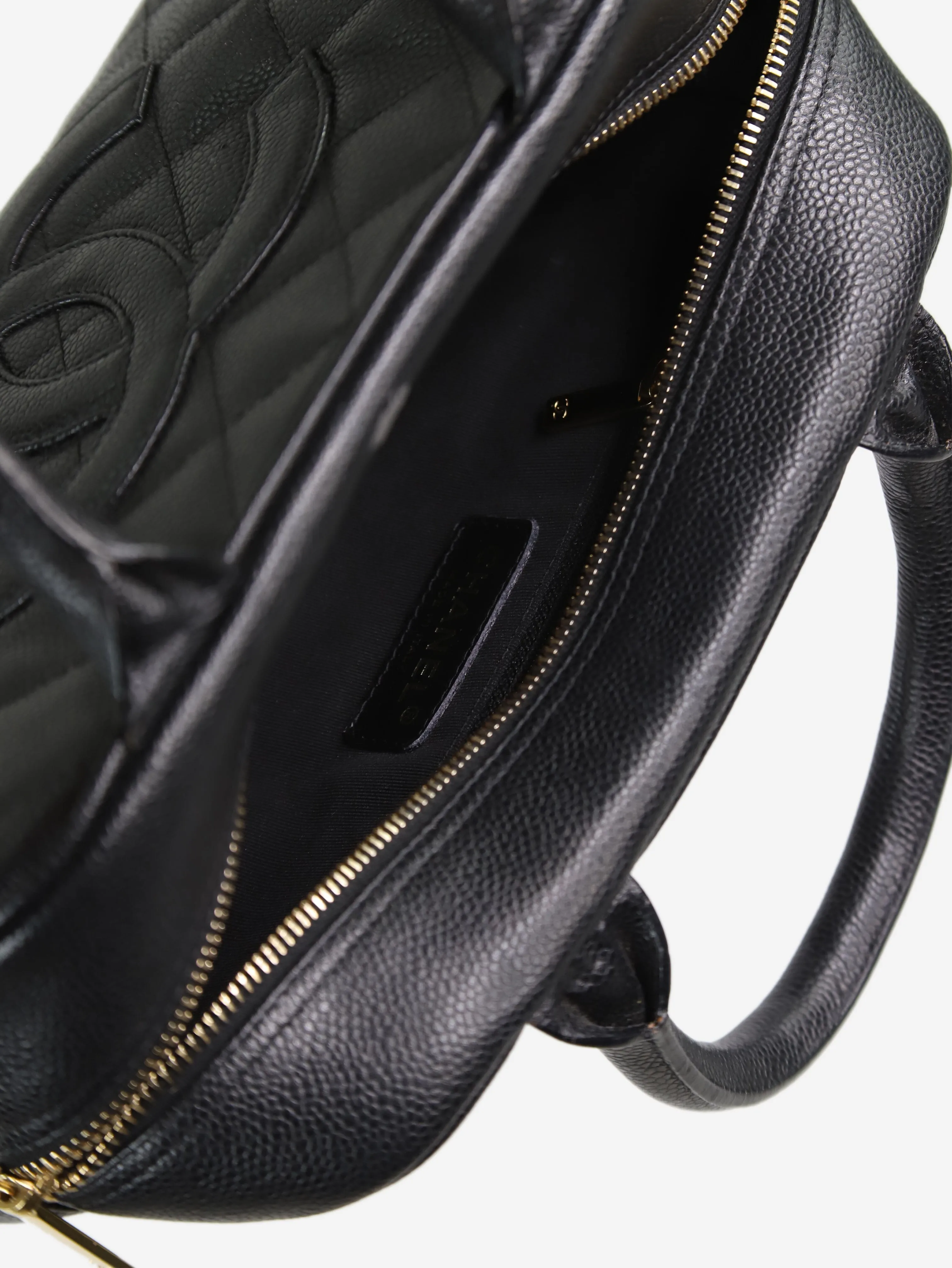 Black 2003-2004 caviar Bowler bag