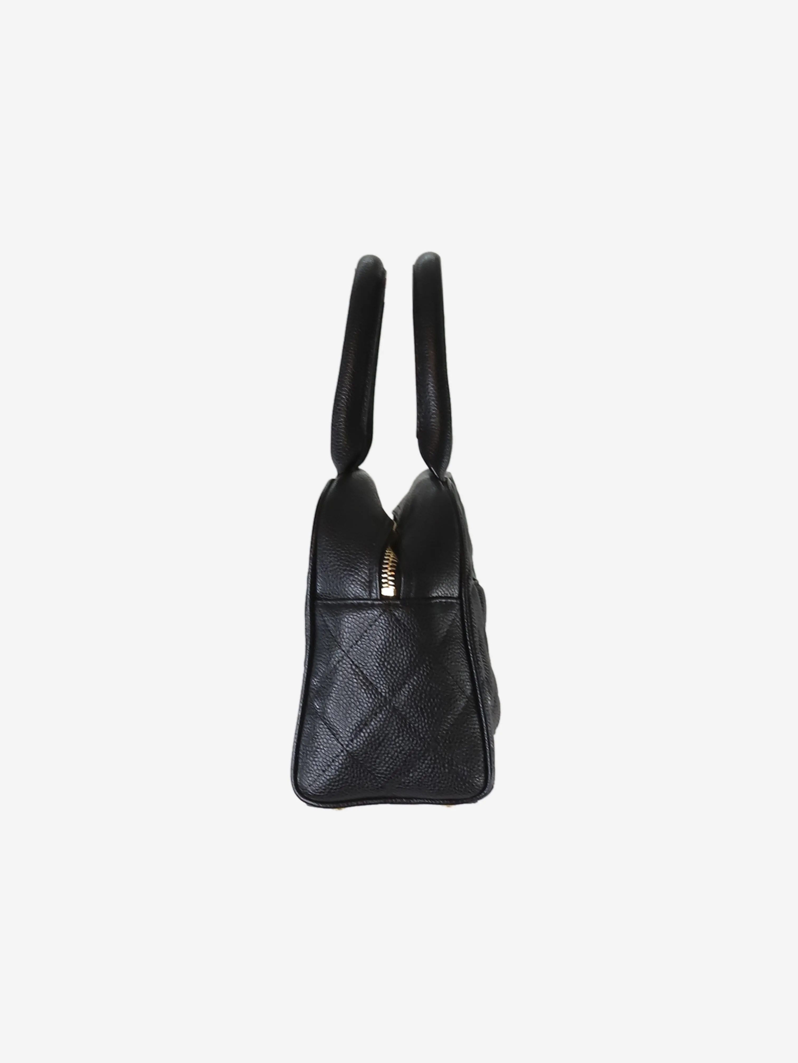 Black 2003-2004 caviar Bowler bag