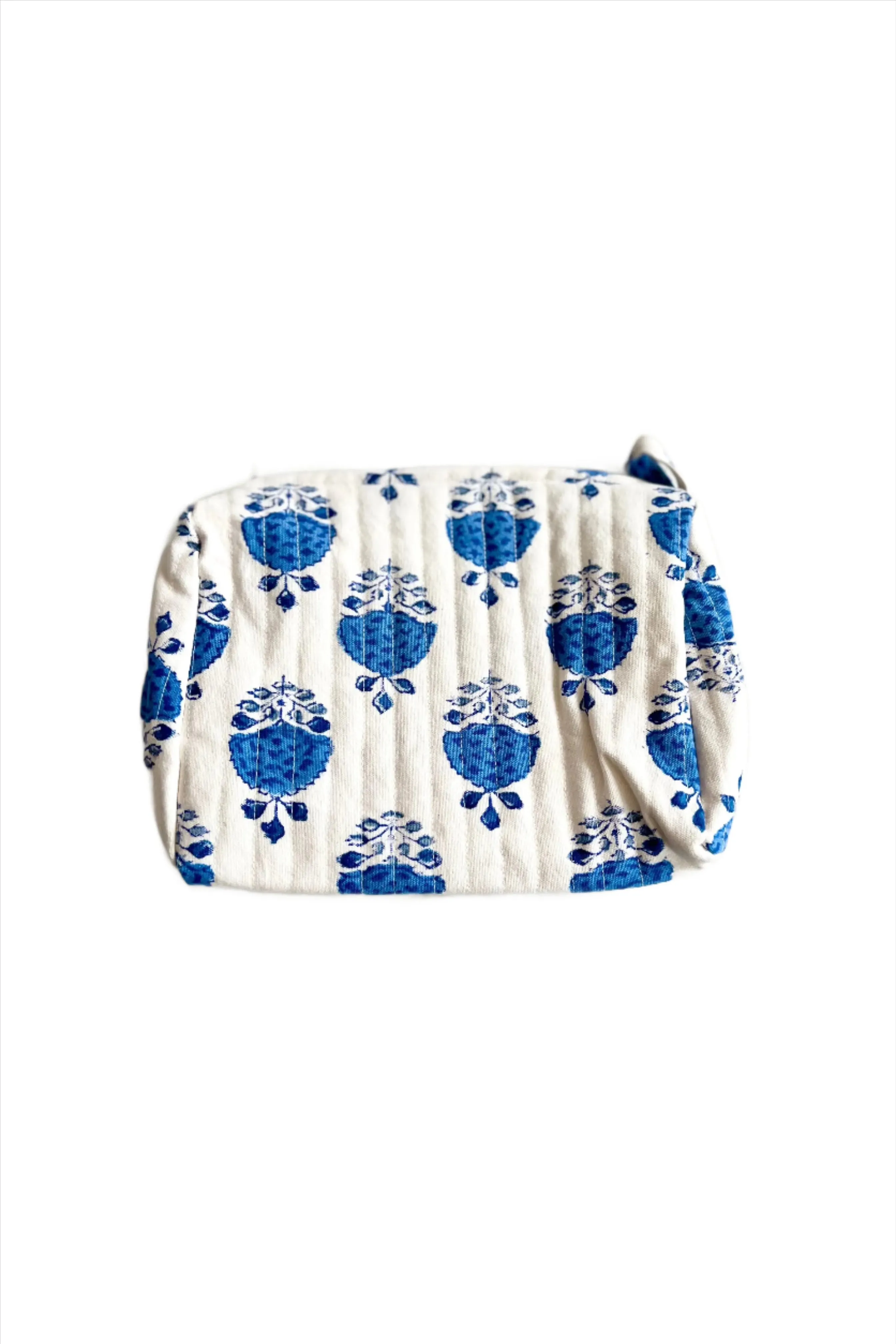 Blue Hibiscus Medium Cosmetic Bag