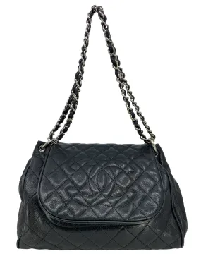 CHANEL 09C Classic Flap Timeless Accordion Shoulder Bag