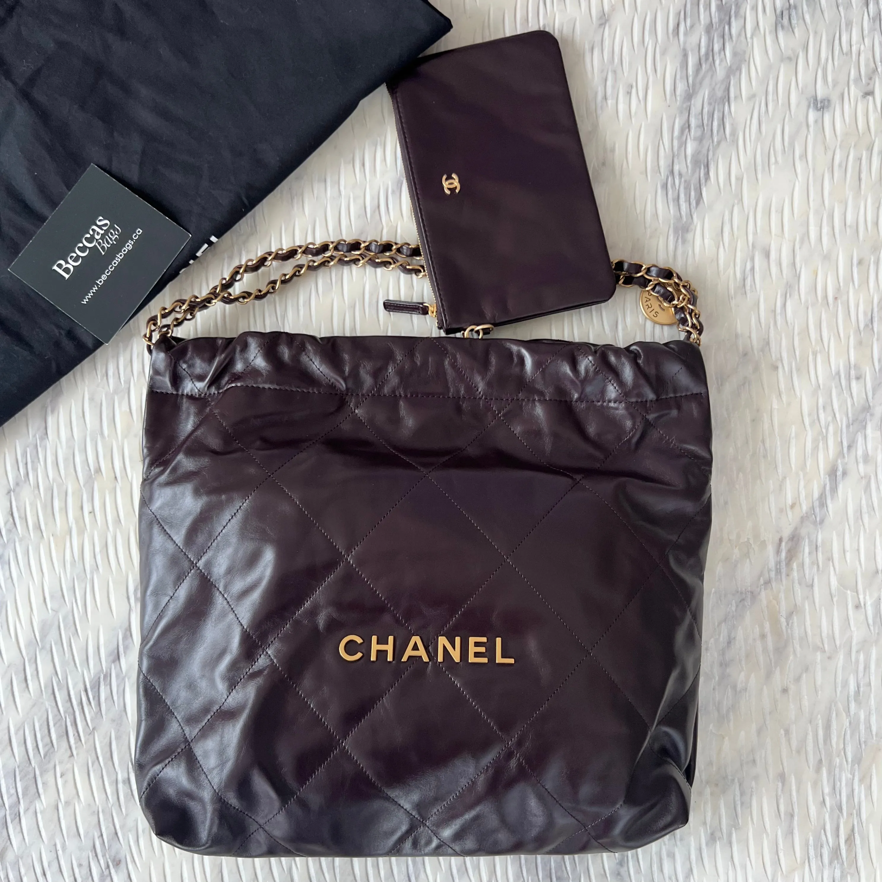 Chanel 22 Elegant Designer Shoulder Bag