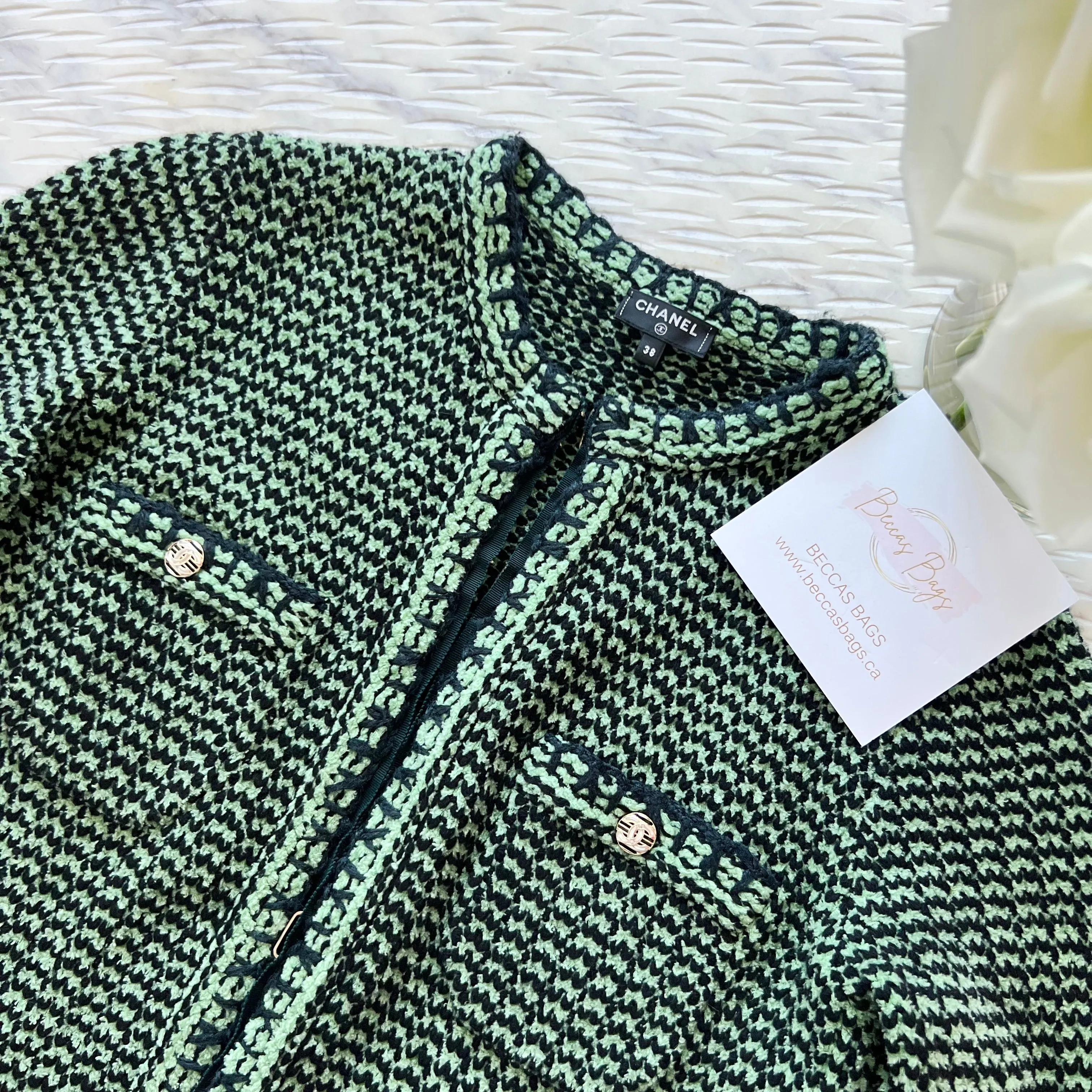 Chanel Cashmere CC Cardigan