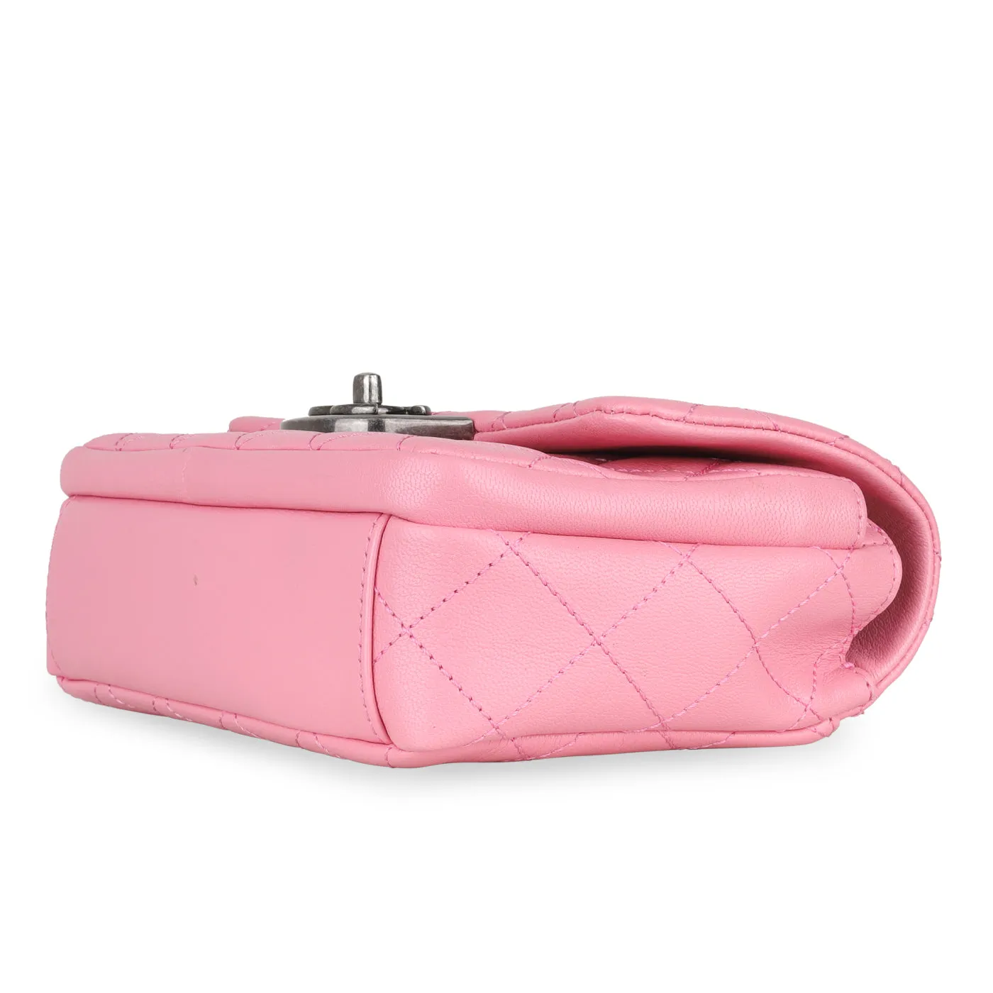 Chanel Double Carry Flap Bag - Pink