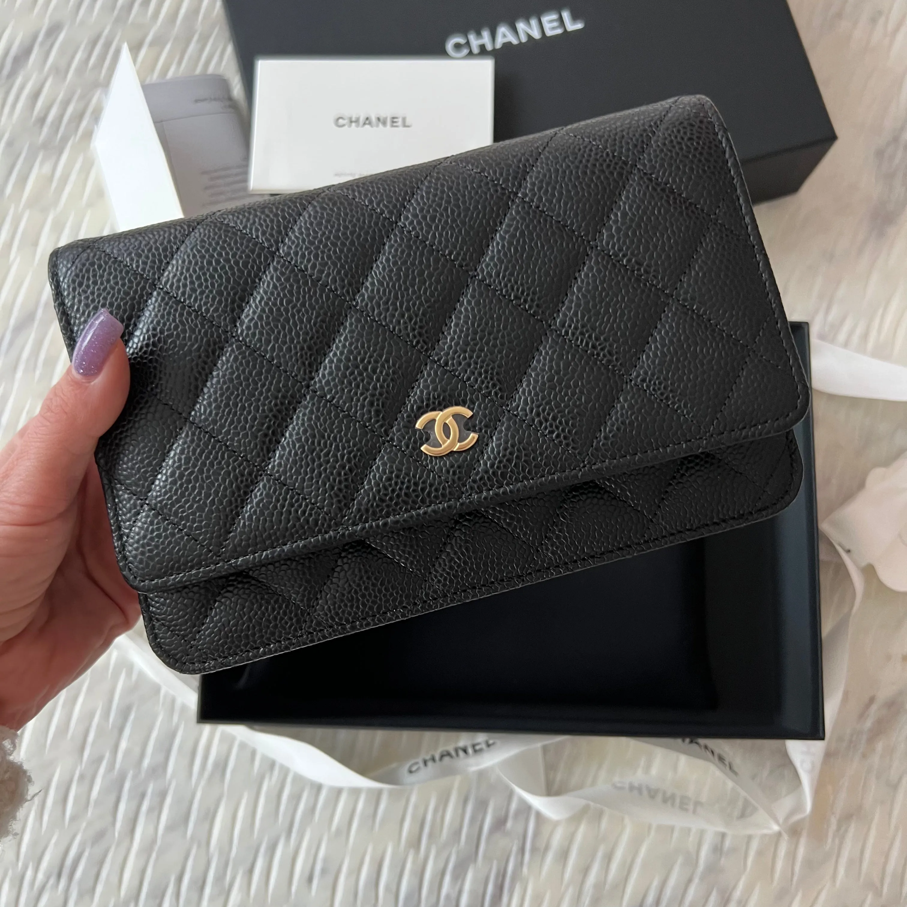 Sophisticated Chanel Wallet On Chain Crossbody Bag