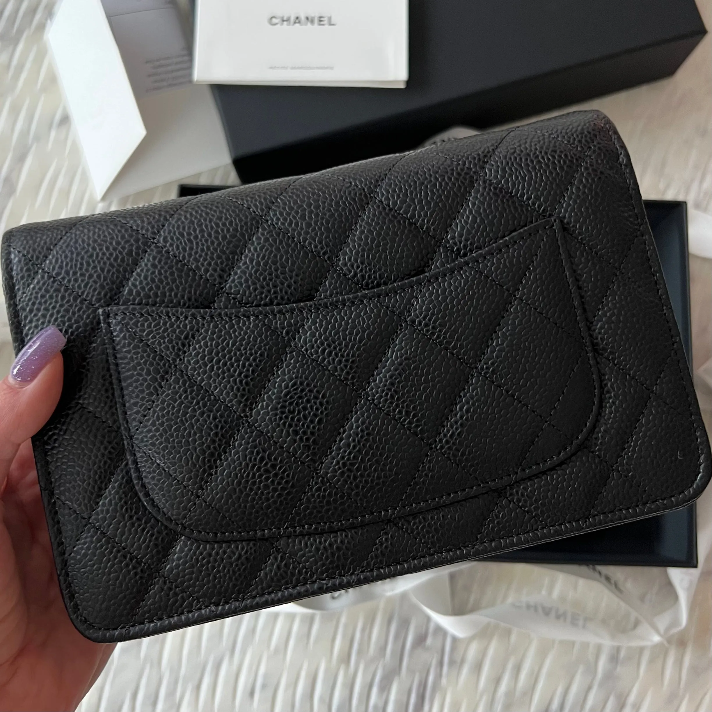 Sophisticated Chanel Wallet On Chain Crossbody Bag