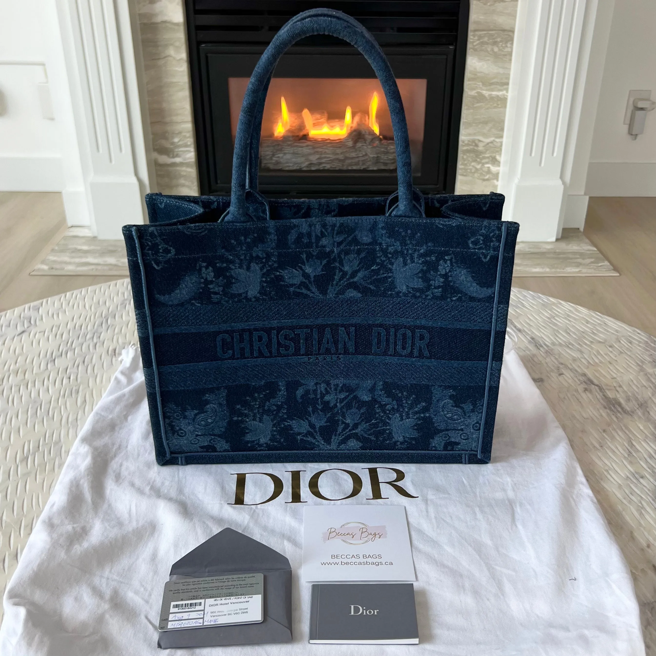 Christian Dior Book Tote Bag