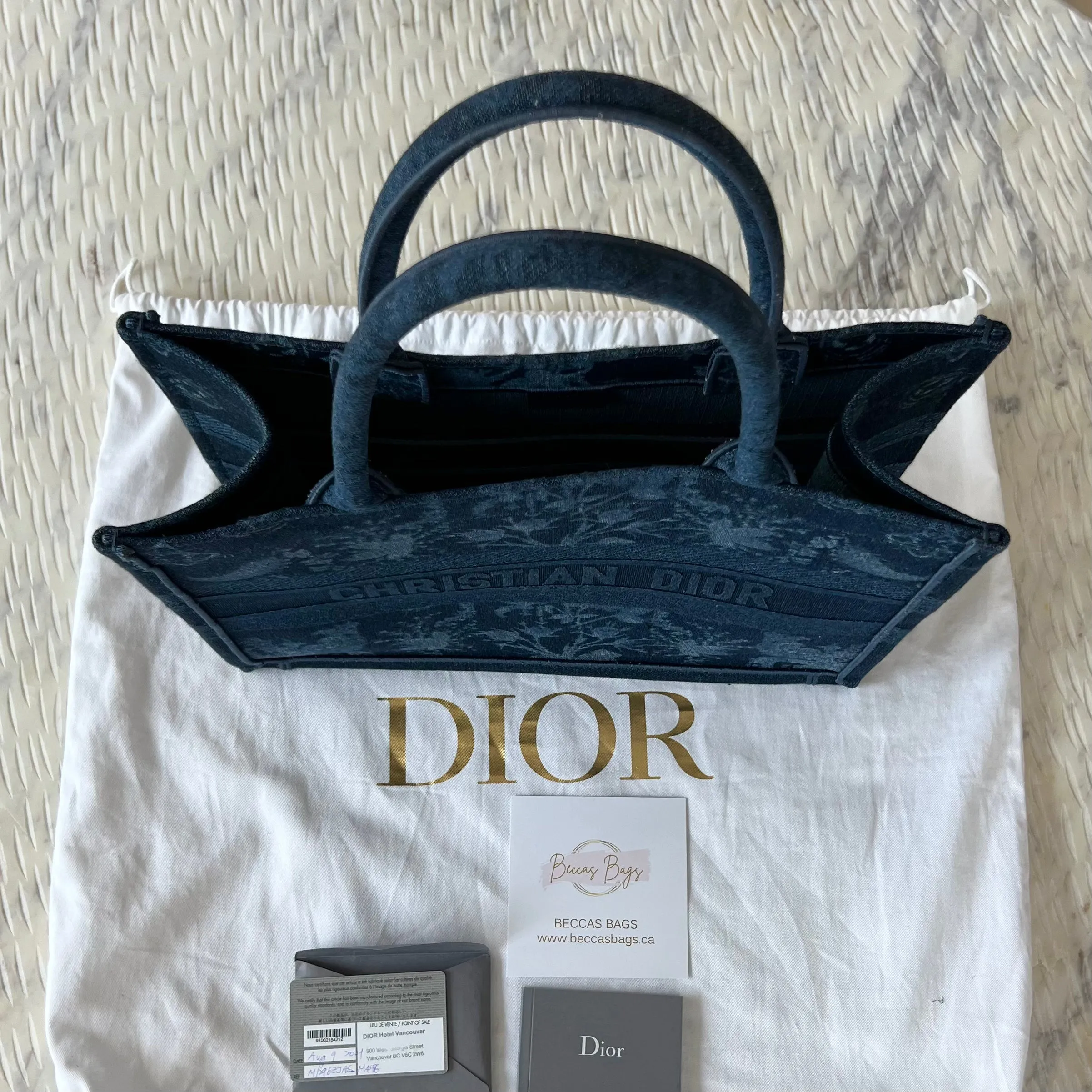 Christian Dior Book Tote Bag