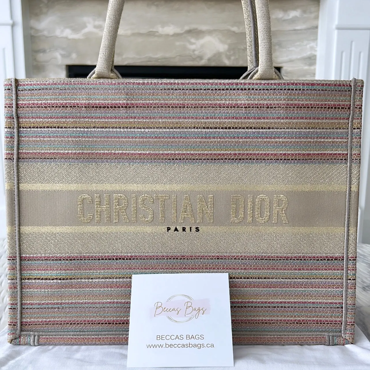 Christian Dior Book Tote Bag