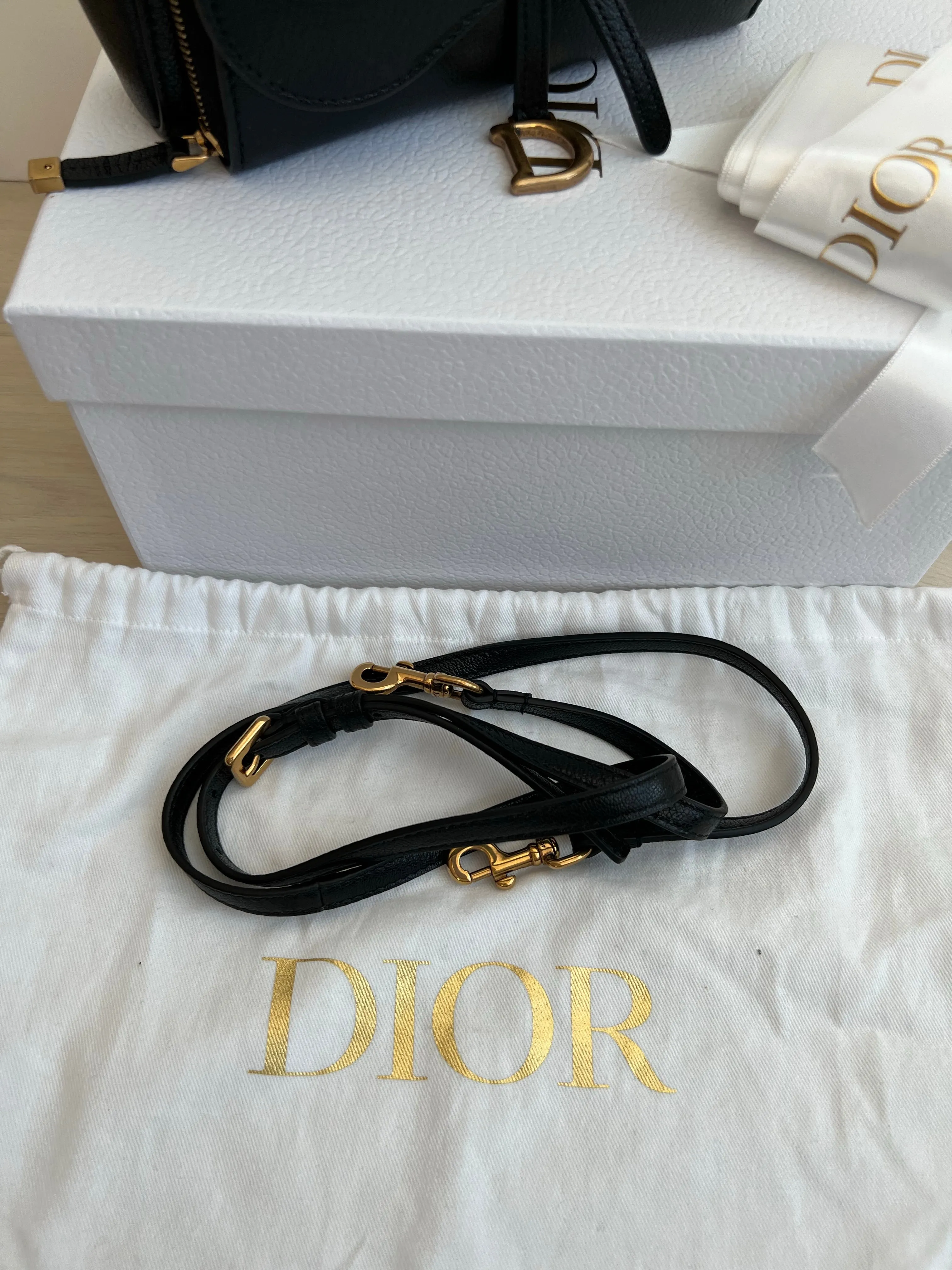 Christian Dior Saddle Double Pouch Bag