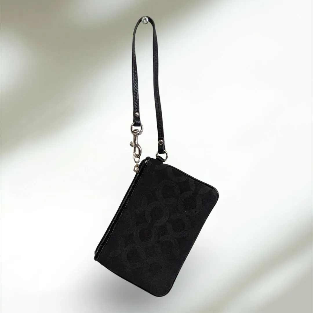 COACH Wristlet Signature Monogram