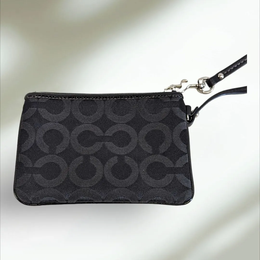 COACH Wristlet Signature Monogram