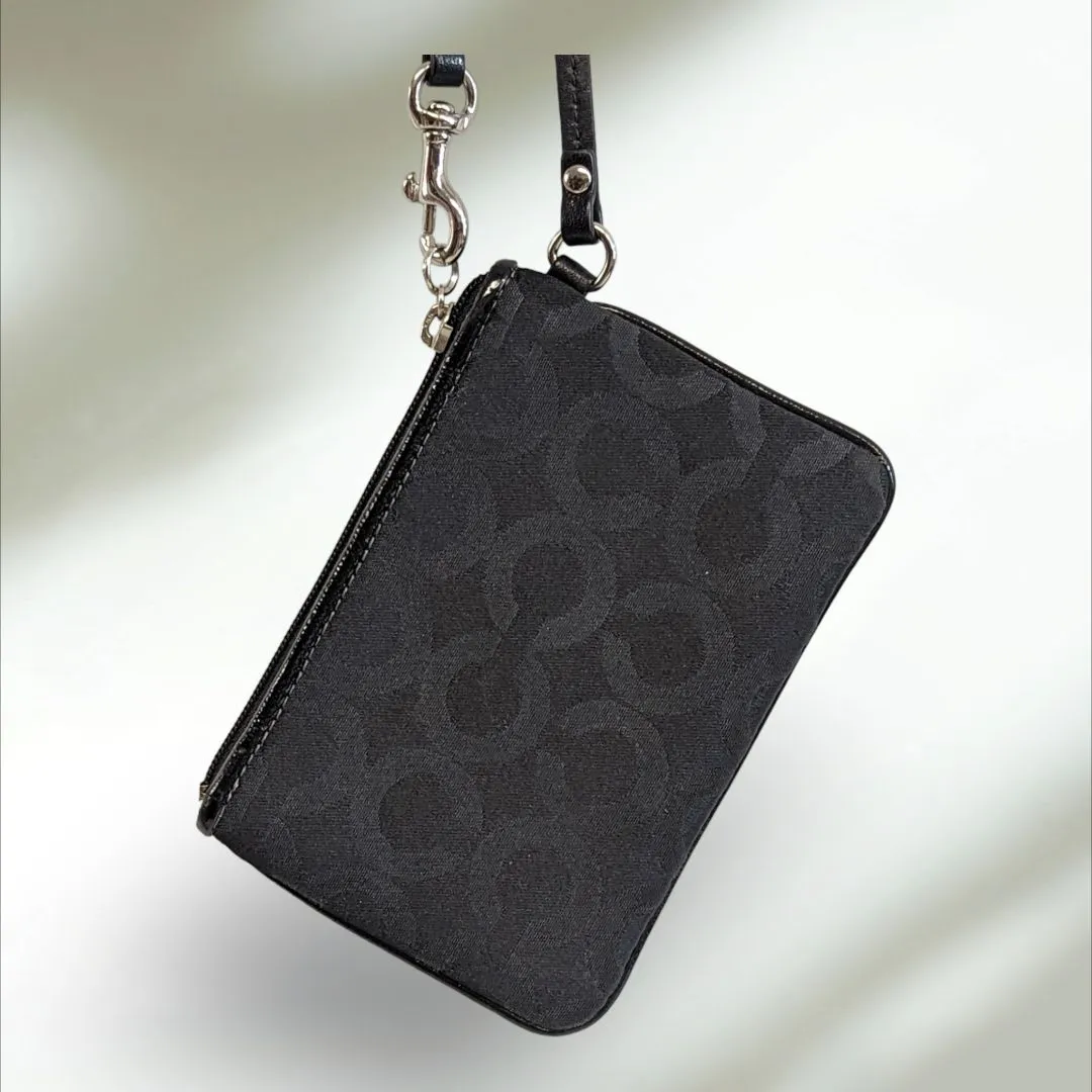 COACH Wristlet Signature Monogram