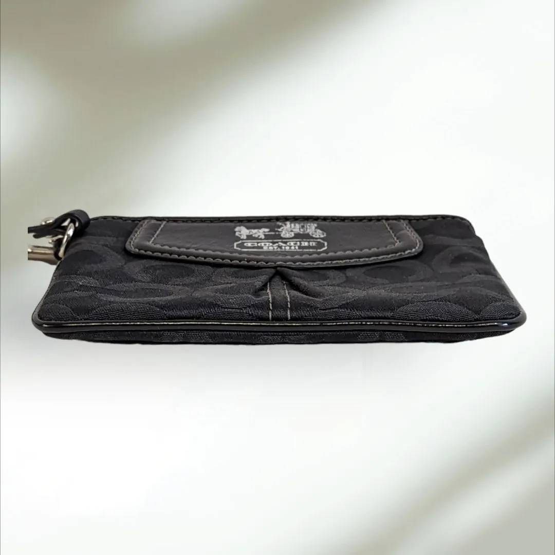 COACH Wristlet Signature Monogram