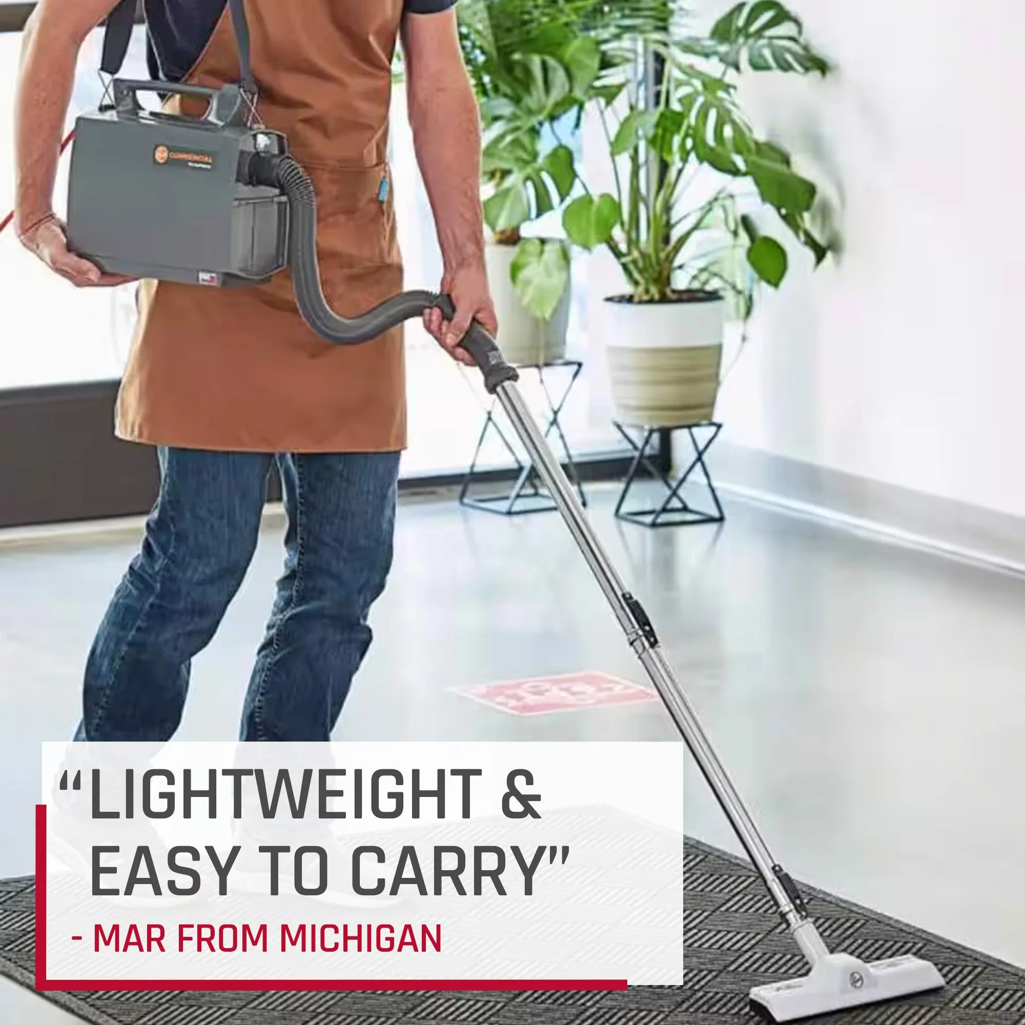 Commercial PortaPOWER Lightweight Vacuum Cleaner