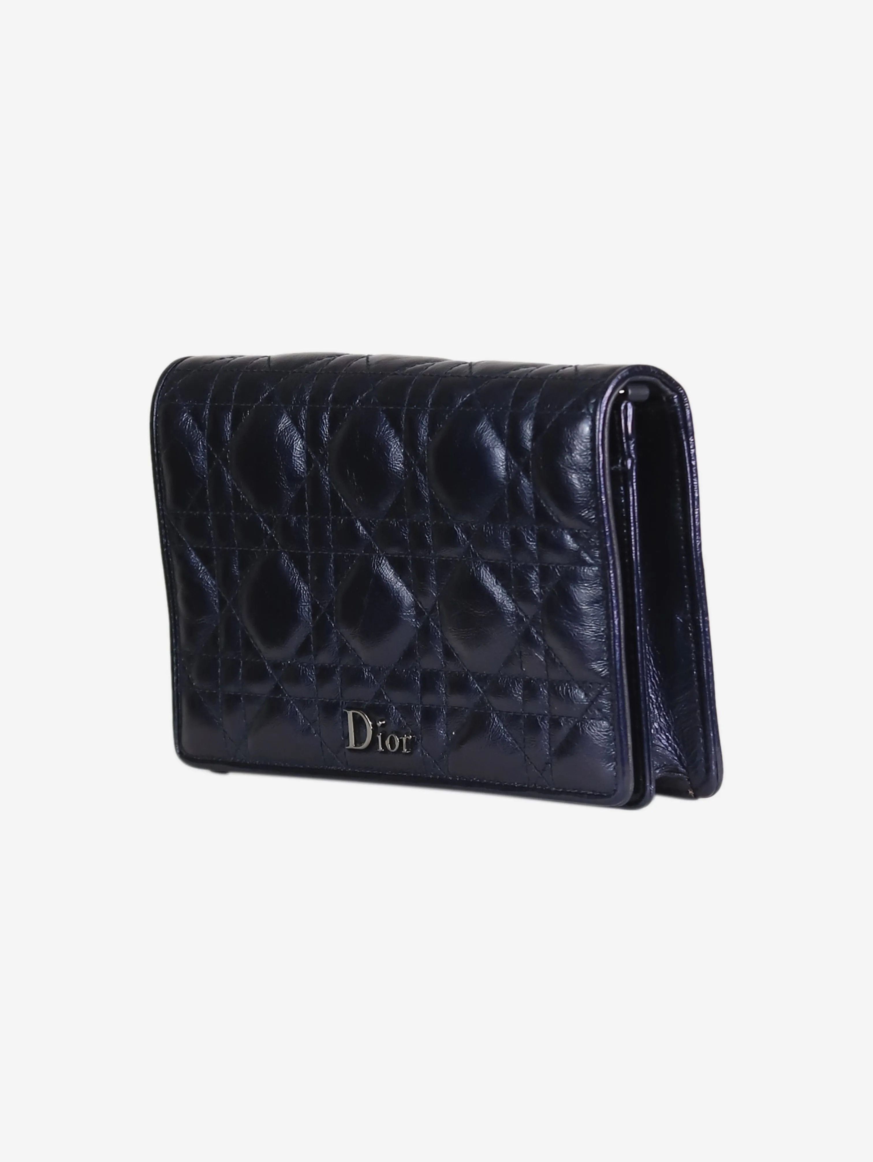 Dark blue 2016 Lady Dior pouch