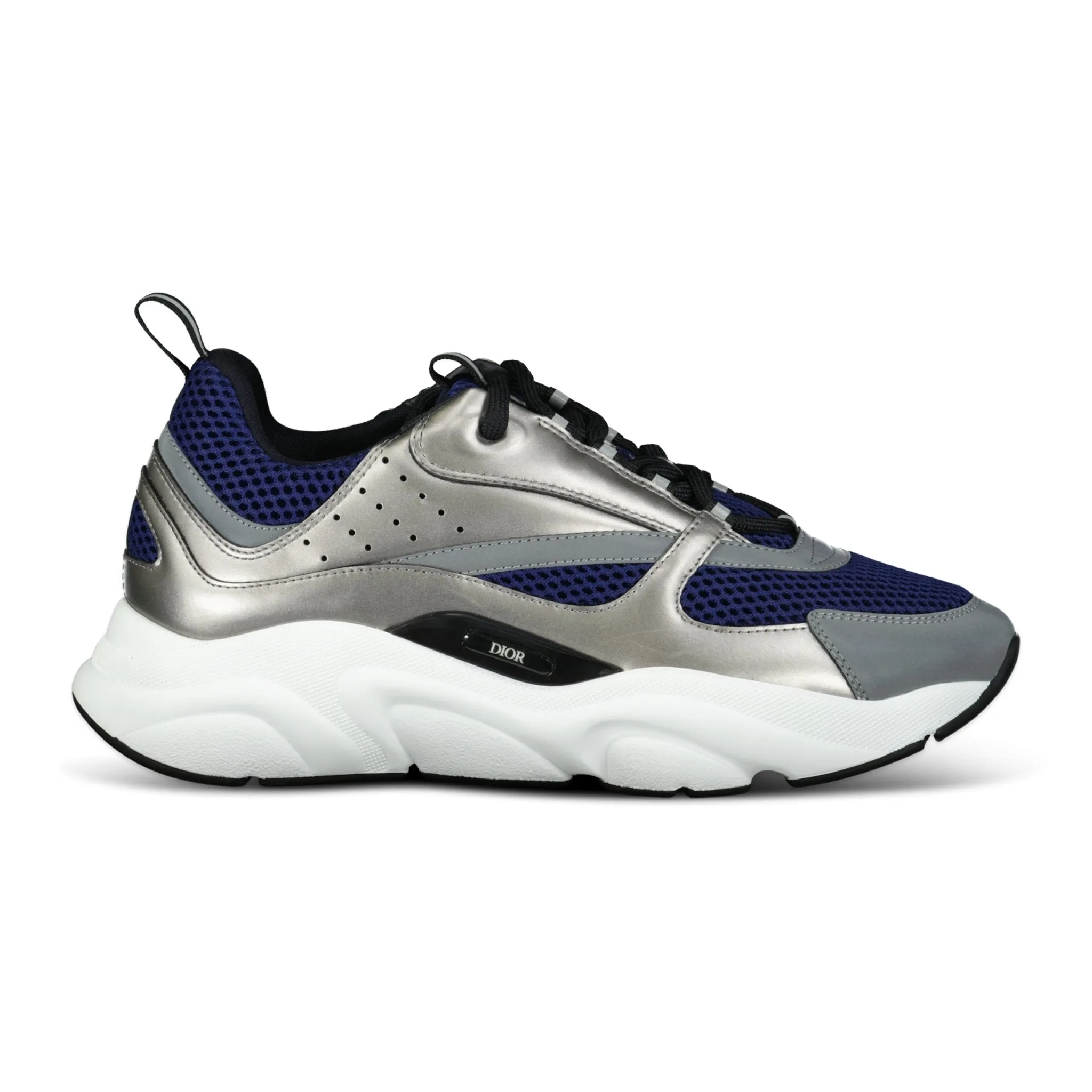 DIOR B22 MESH TRAINER GREY & BLUE