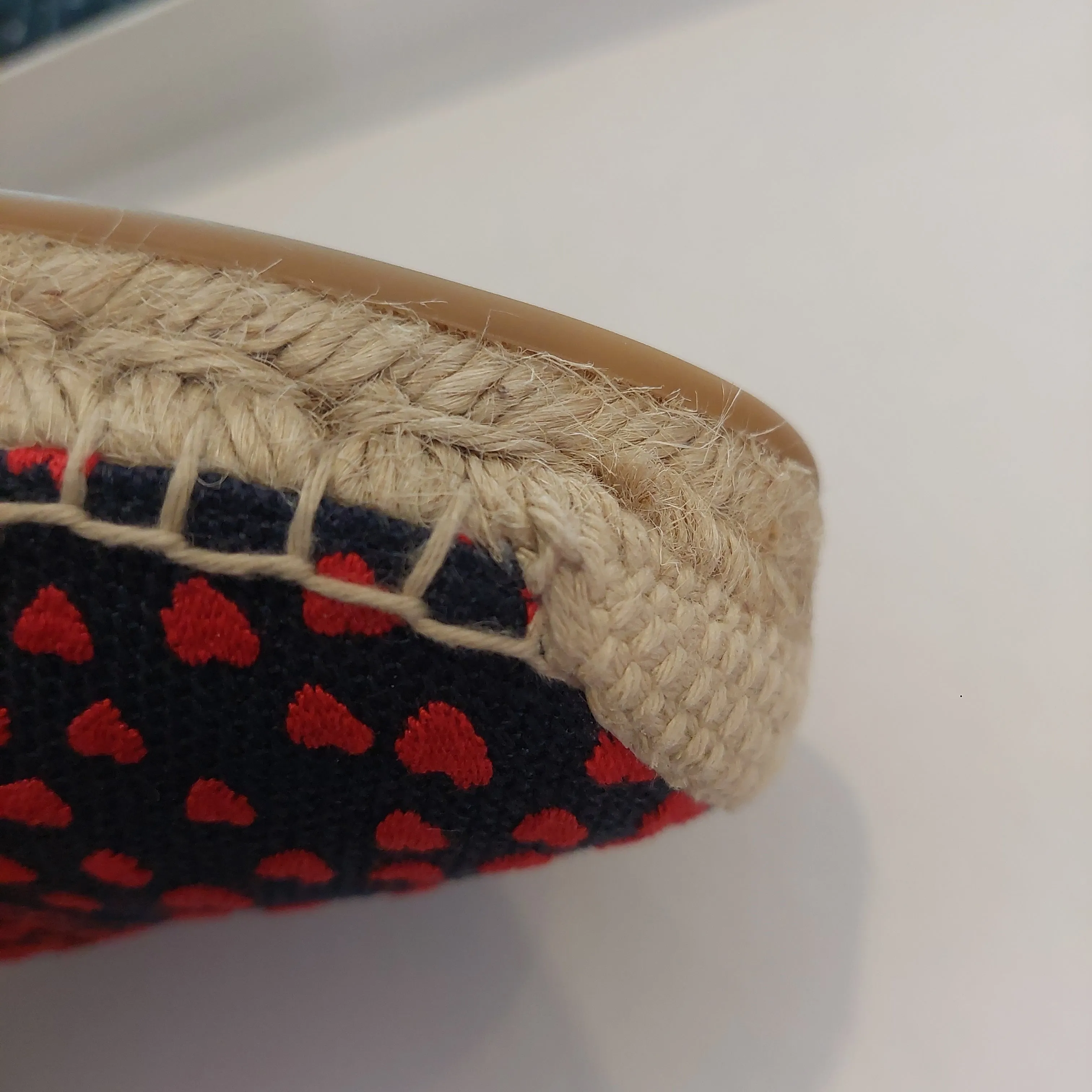 Dior Navy & Red Logo Heart Granville Espadrilles | Brand New |