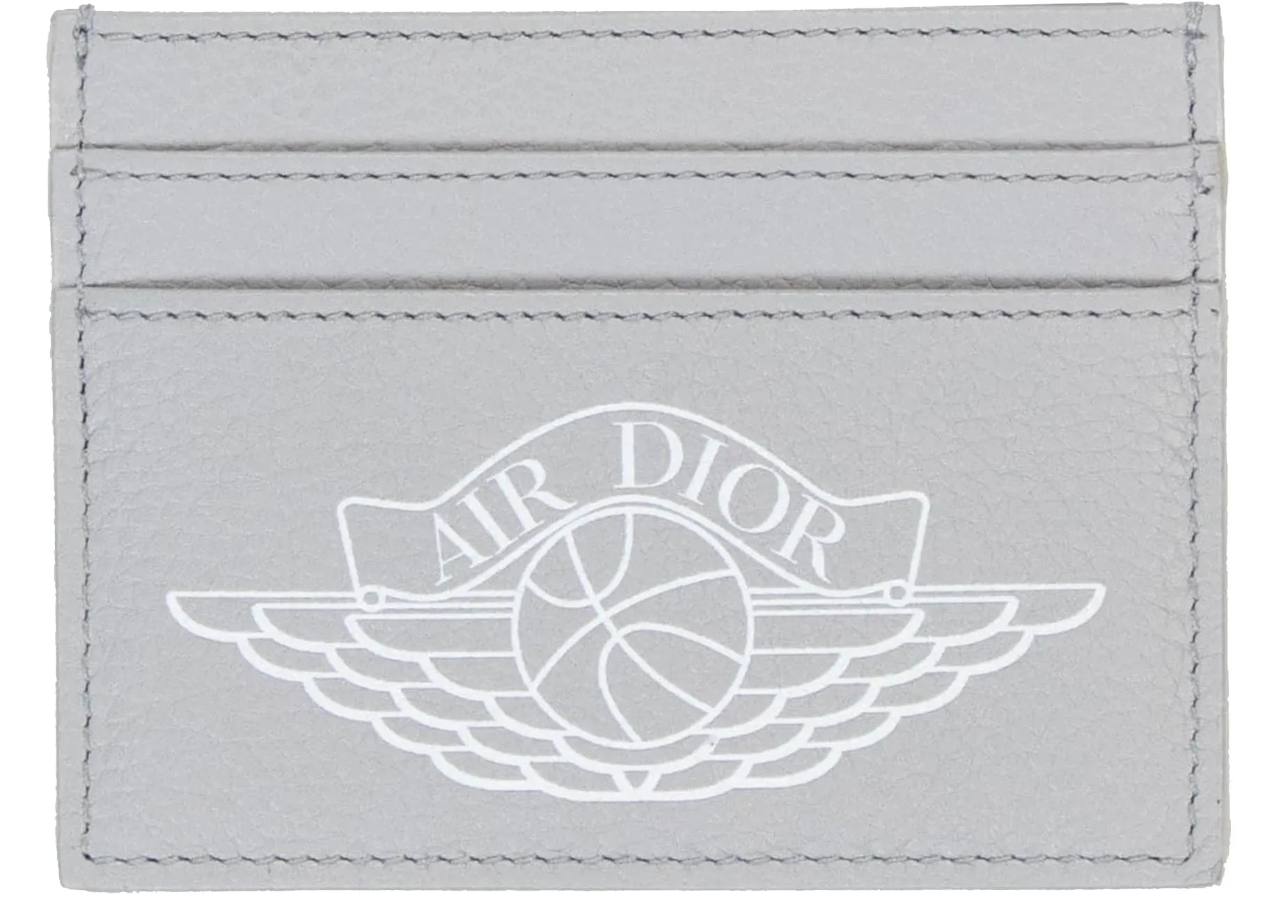 Dior x Jordan Wings Card Holder (4 Card Slot) Grey