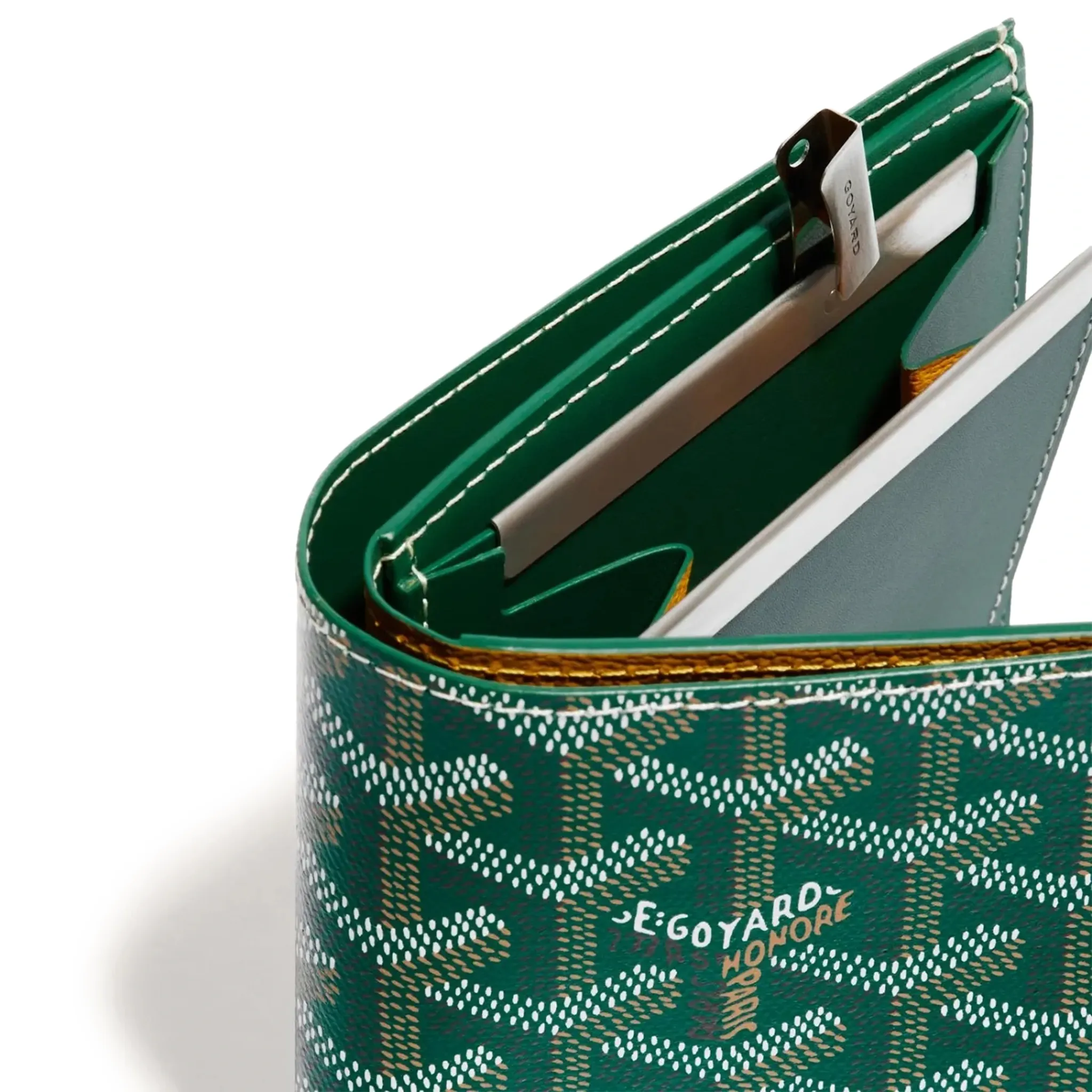 Green Goyard Saint-Florentin Wallet: Premium Quality and Stylish