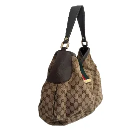 Gucci GG Canvas Web Hobo Bag | Pre Loved |