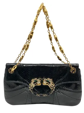 Gucci Limited Edition Tom Ford Snakeskin Jeweled Dragon Bag