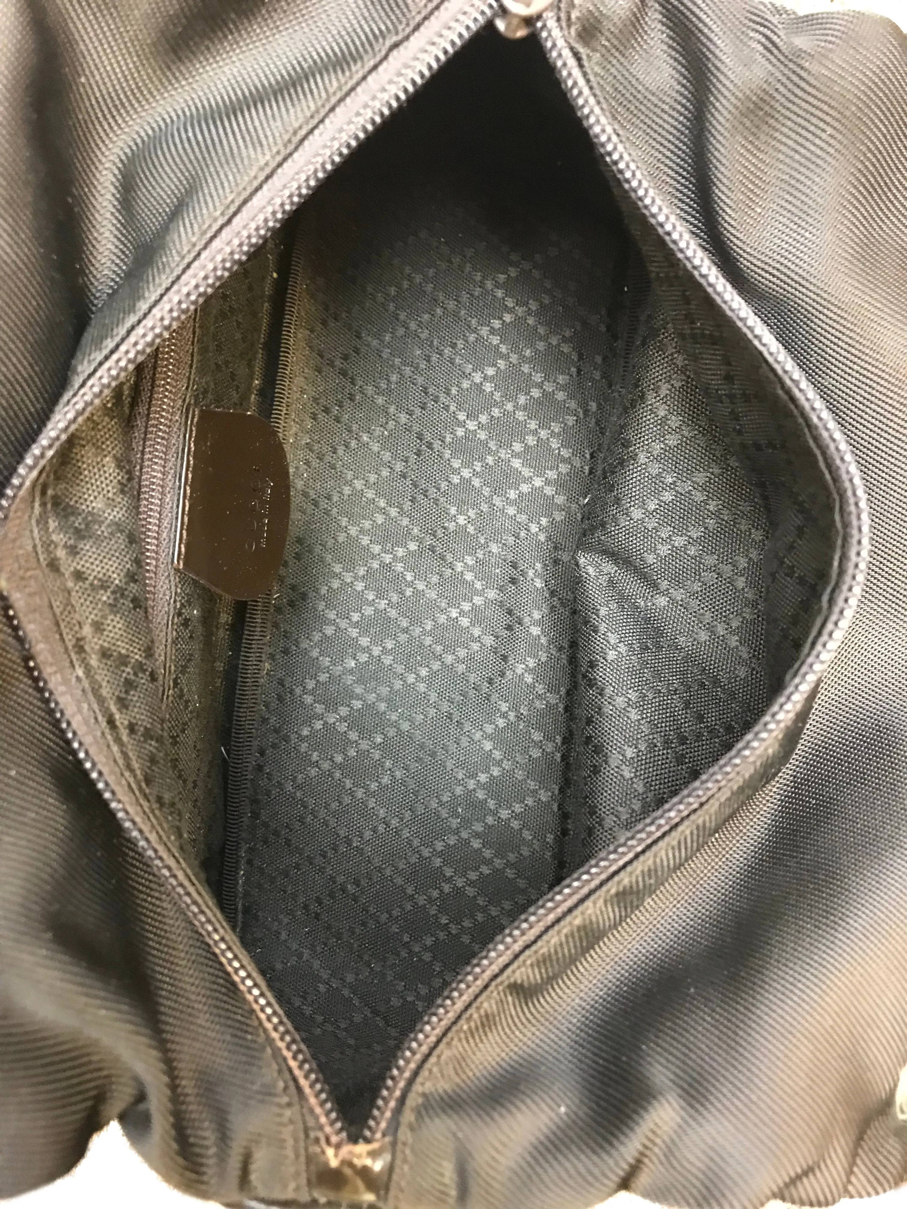 Gucci Nylon Bamboo Handle Bag