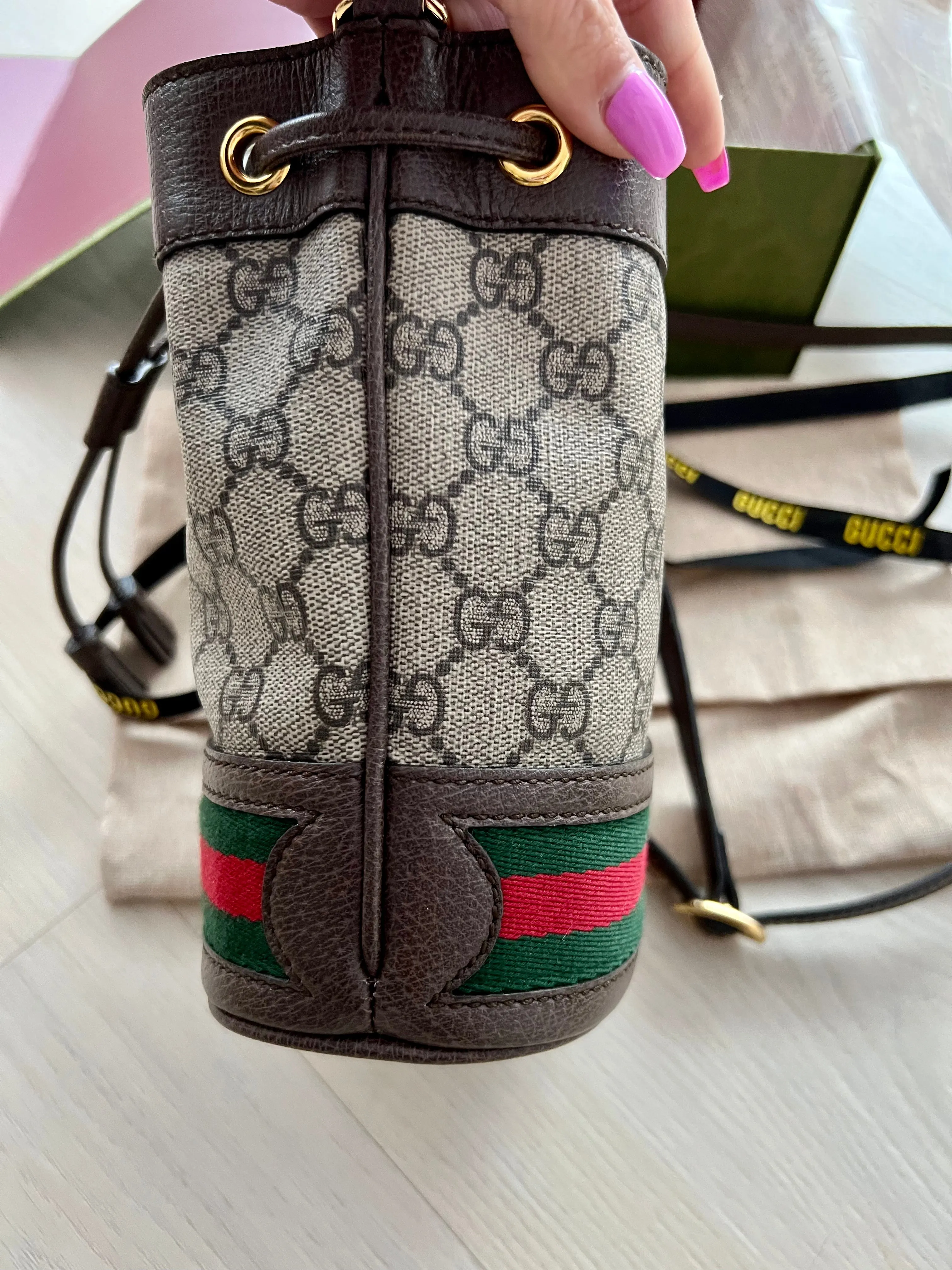 Gucci Ophidia GG Mini Bucket Bag