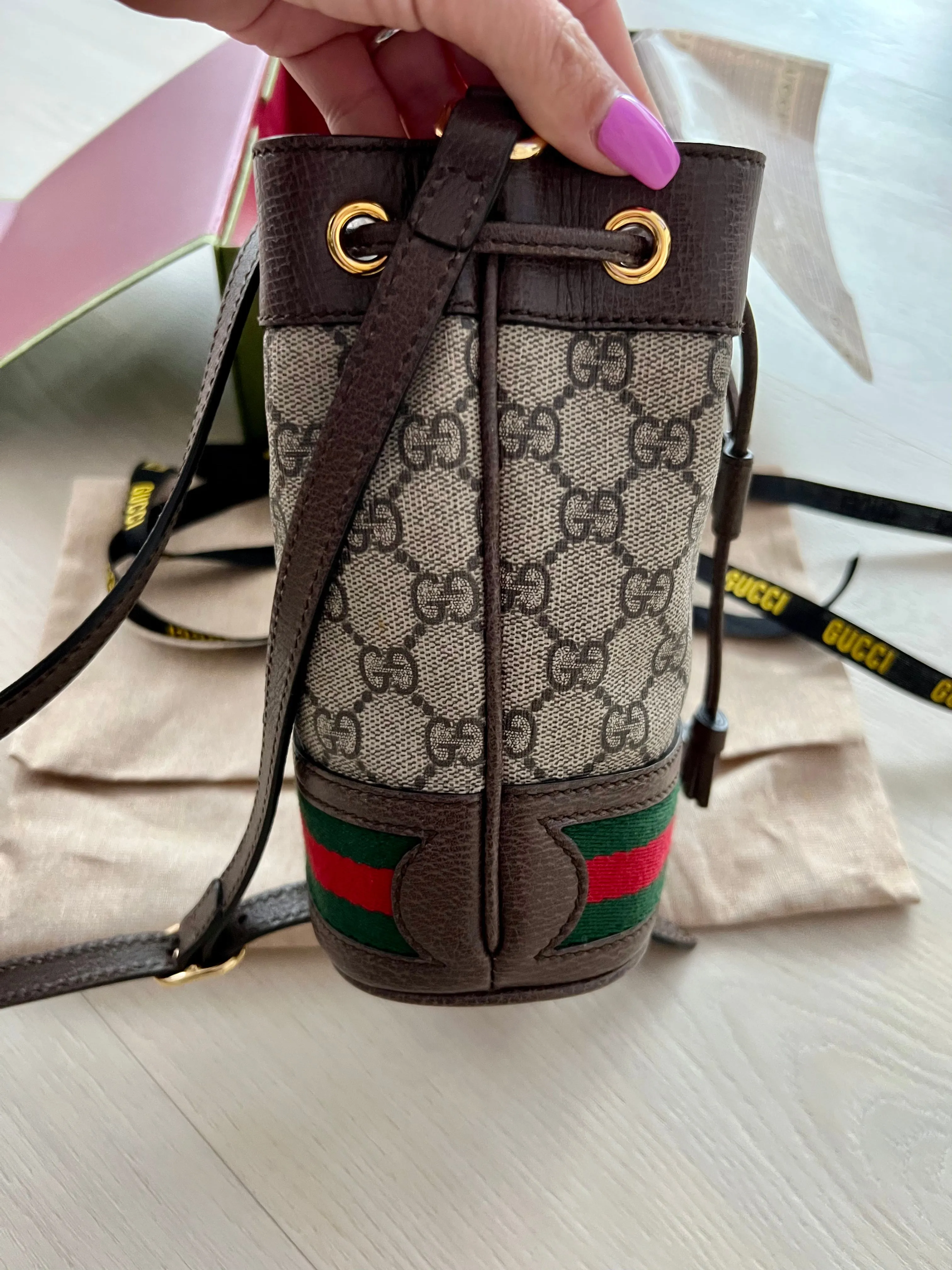 Gucci Ophidia GG Mini Bucket Bag