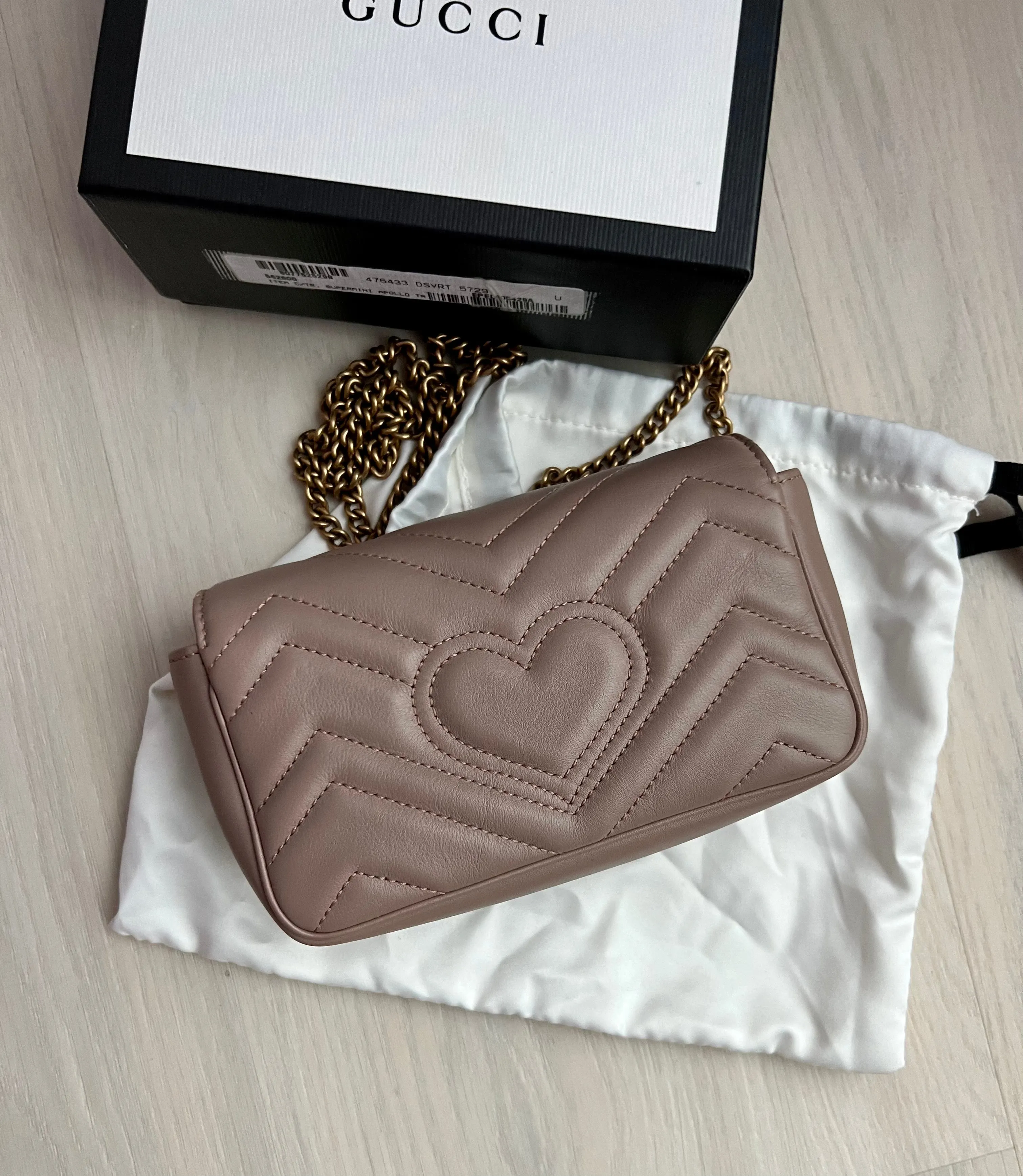 Gucci super mini Marmont Bag