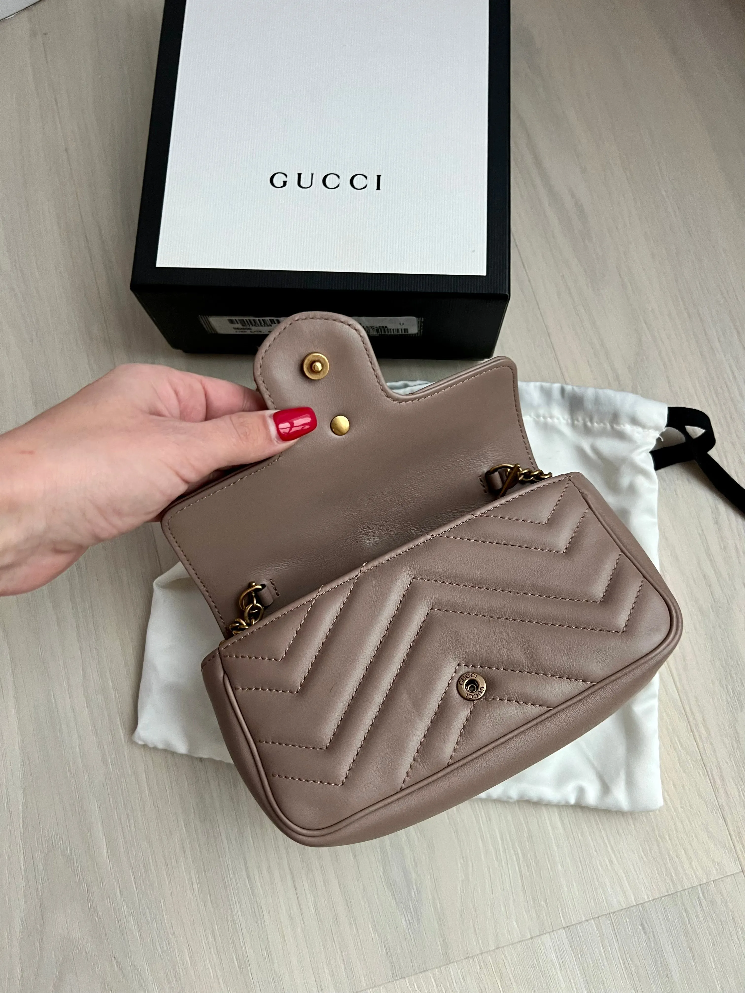 Gucci super mini Marmont Bag