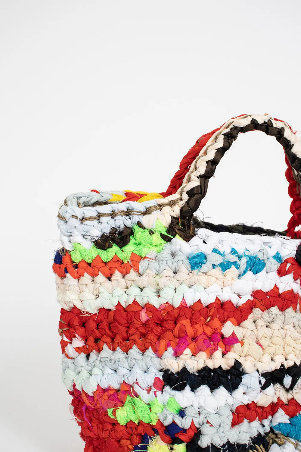 Hand Crochet Pasticcio Bag Multi