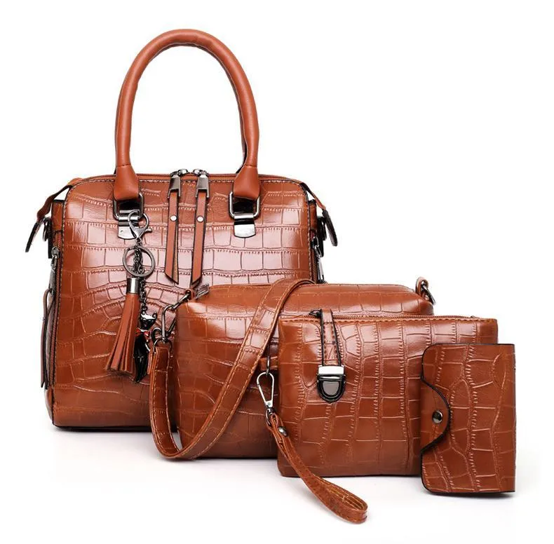 HELGA | EXCLUSIVE SALE: 4-PIECE MODERN LEATHER BAG SET