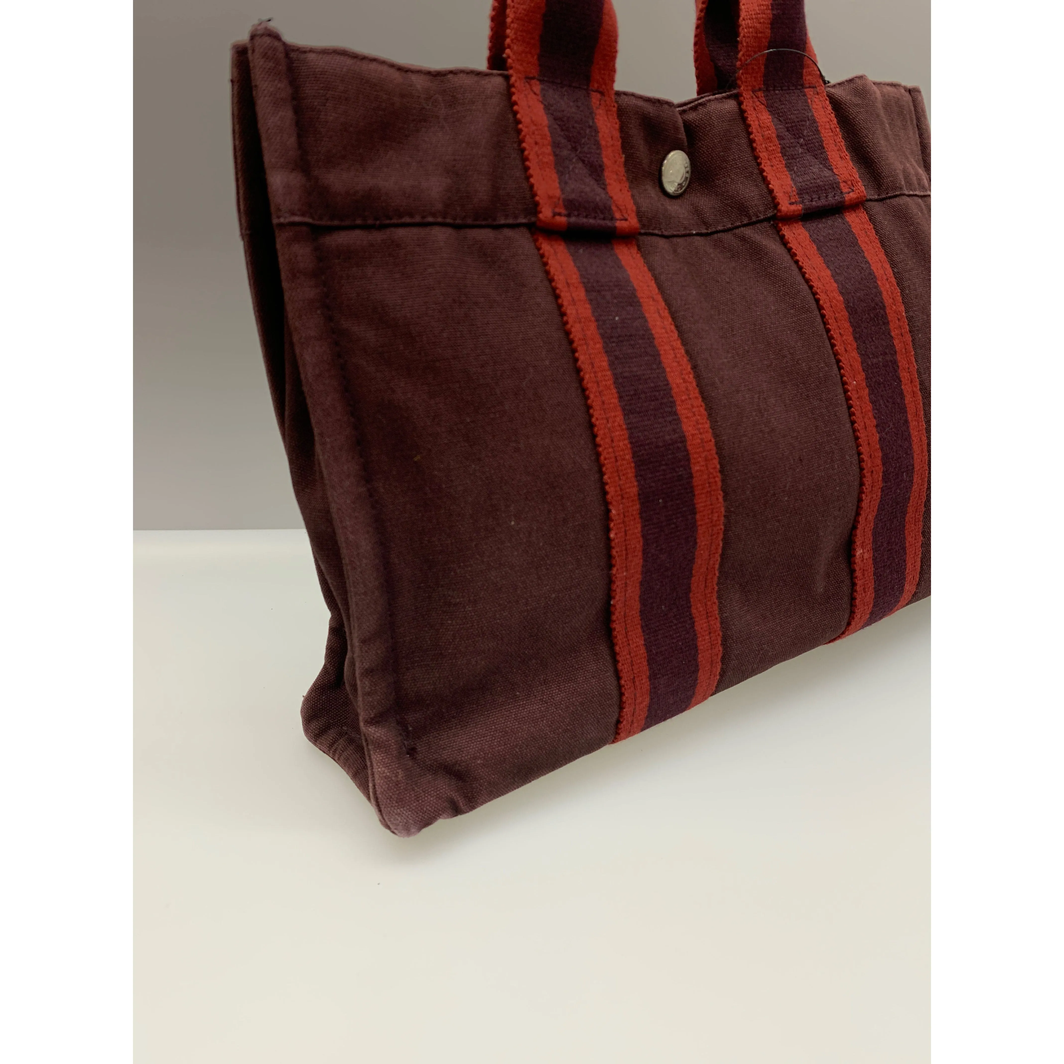 #HERMES/Tote Bag/BRD/Canvas/Plain