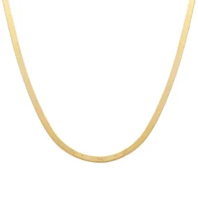 Herringbone Mother Necklace | 10k Gold