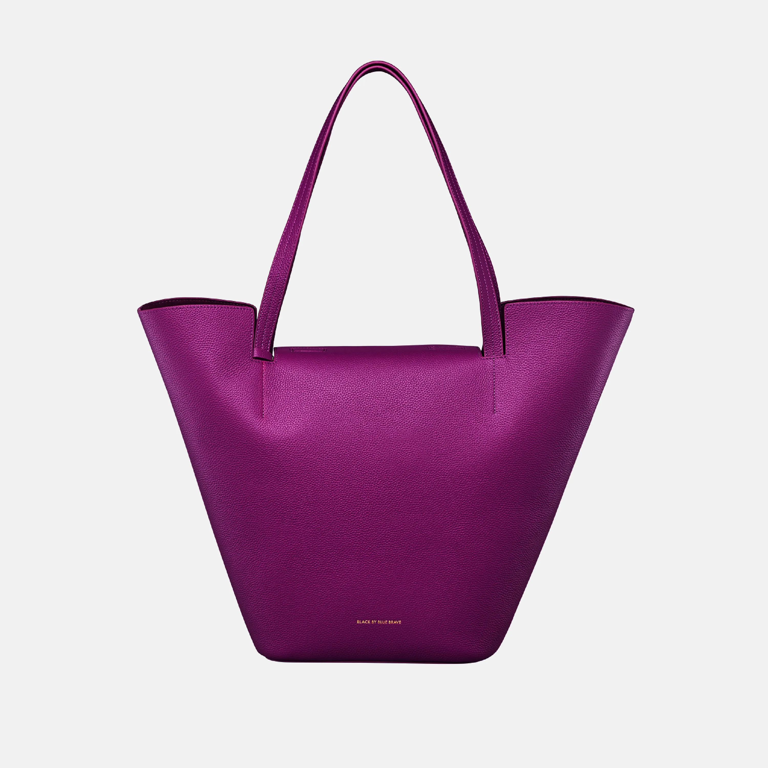 JEWEL PURPLE LEATHER HANDBAG