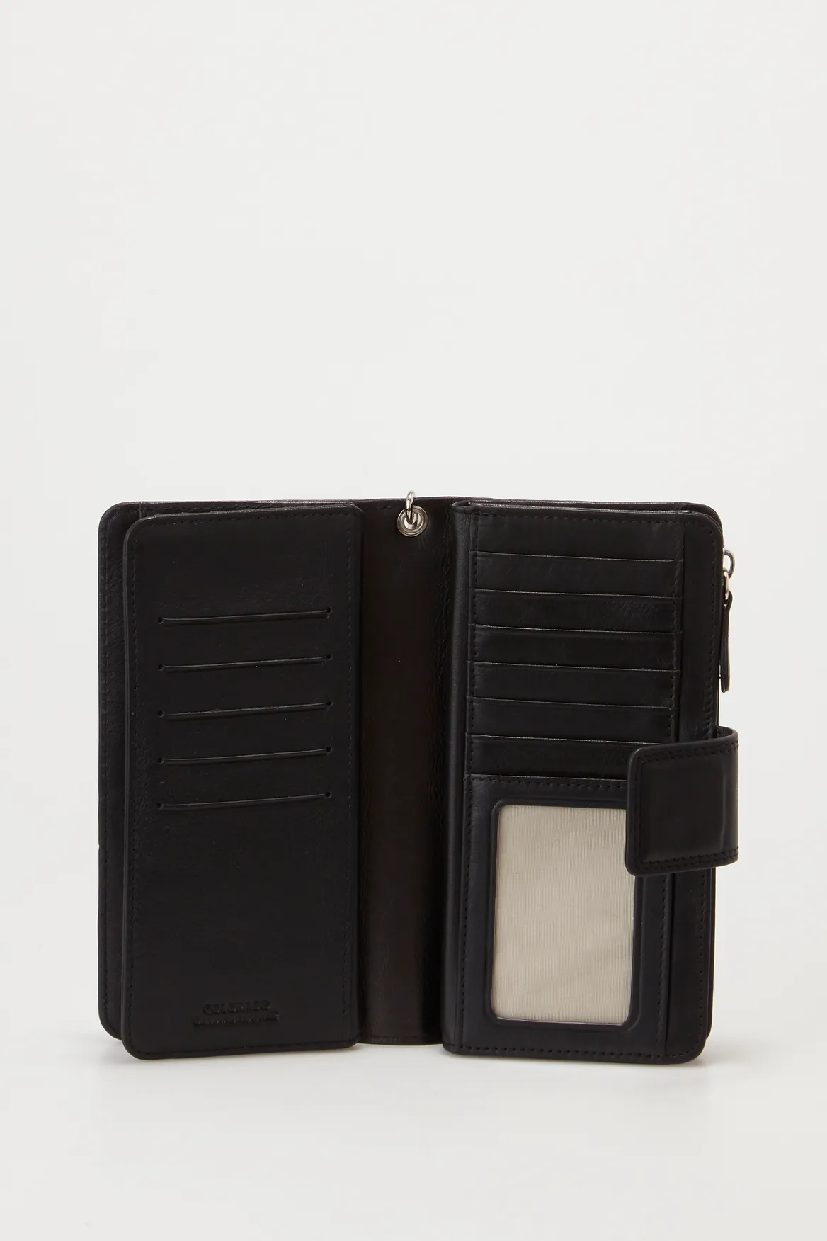 Leather Zip Around Wallet