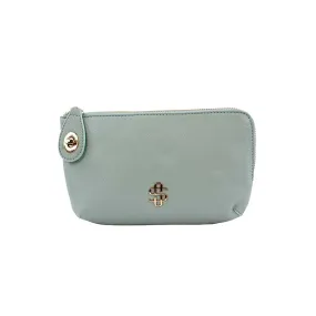 Lock Wristlet Wallet in Sage