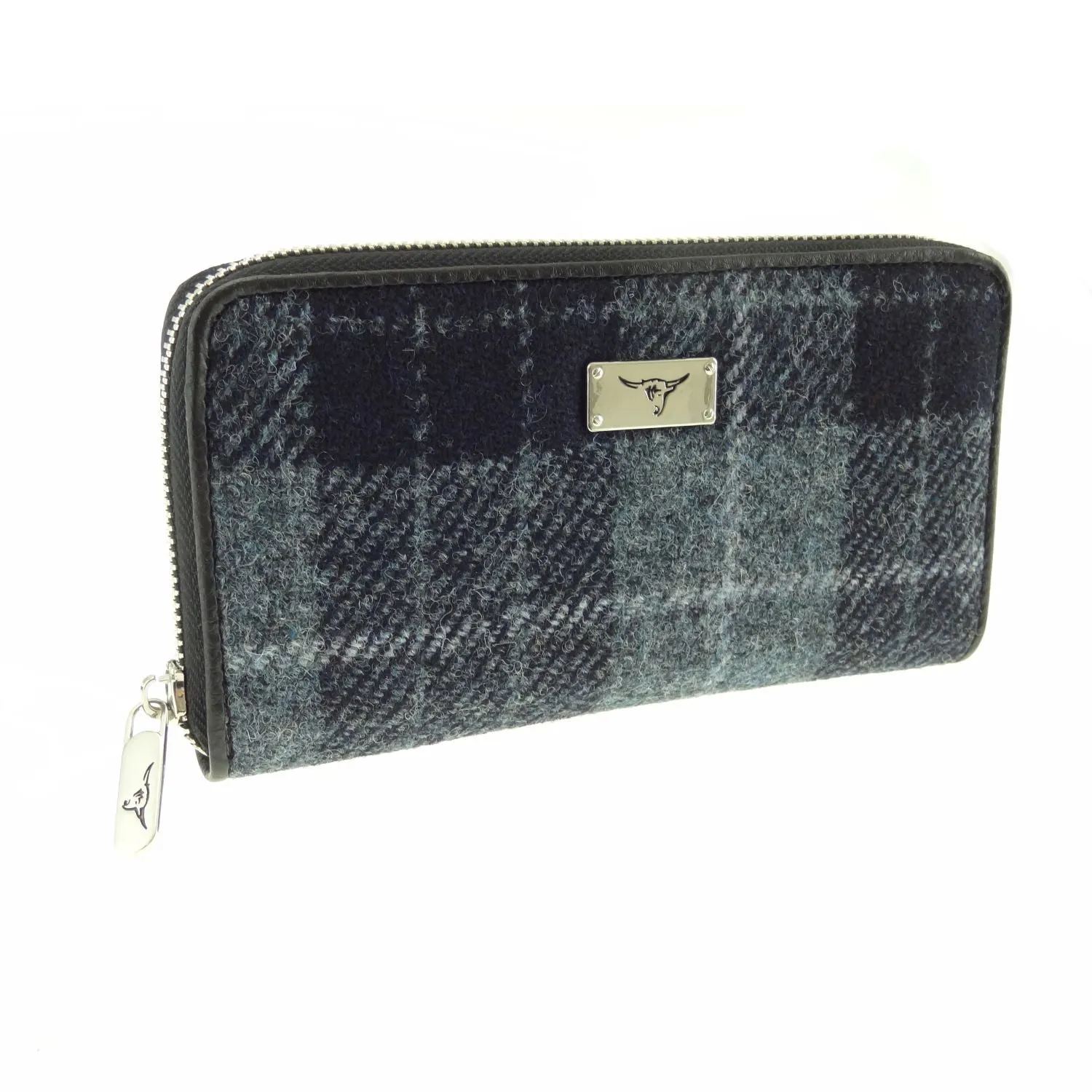 Long Zip Purse 'Staffa' with Harris Tweed