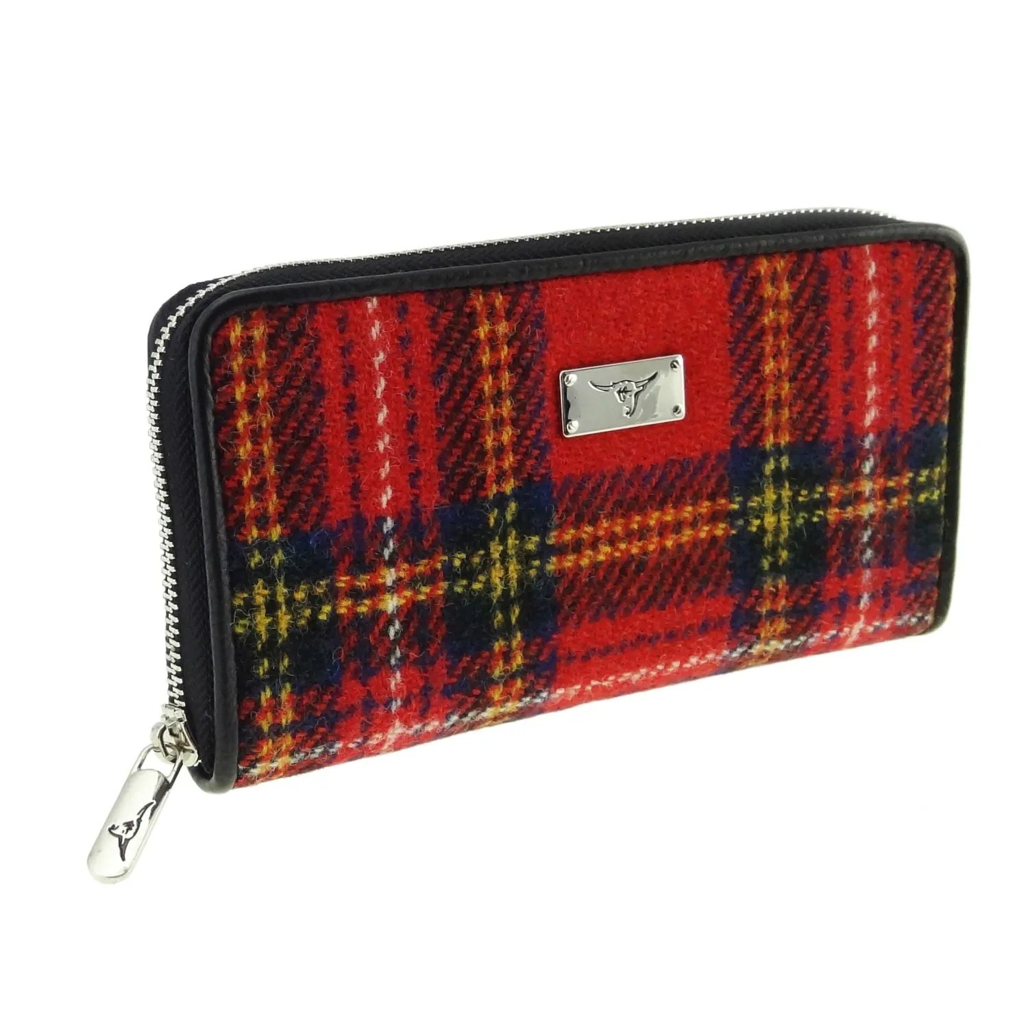 Long Zip Purse 'Staffa' with Harris Tweed