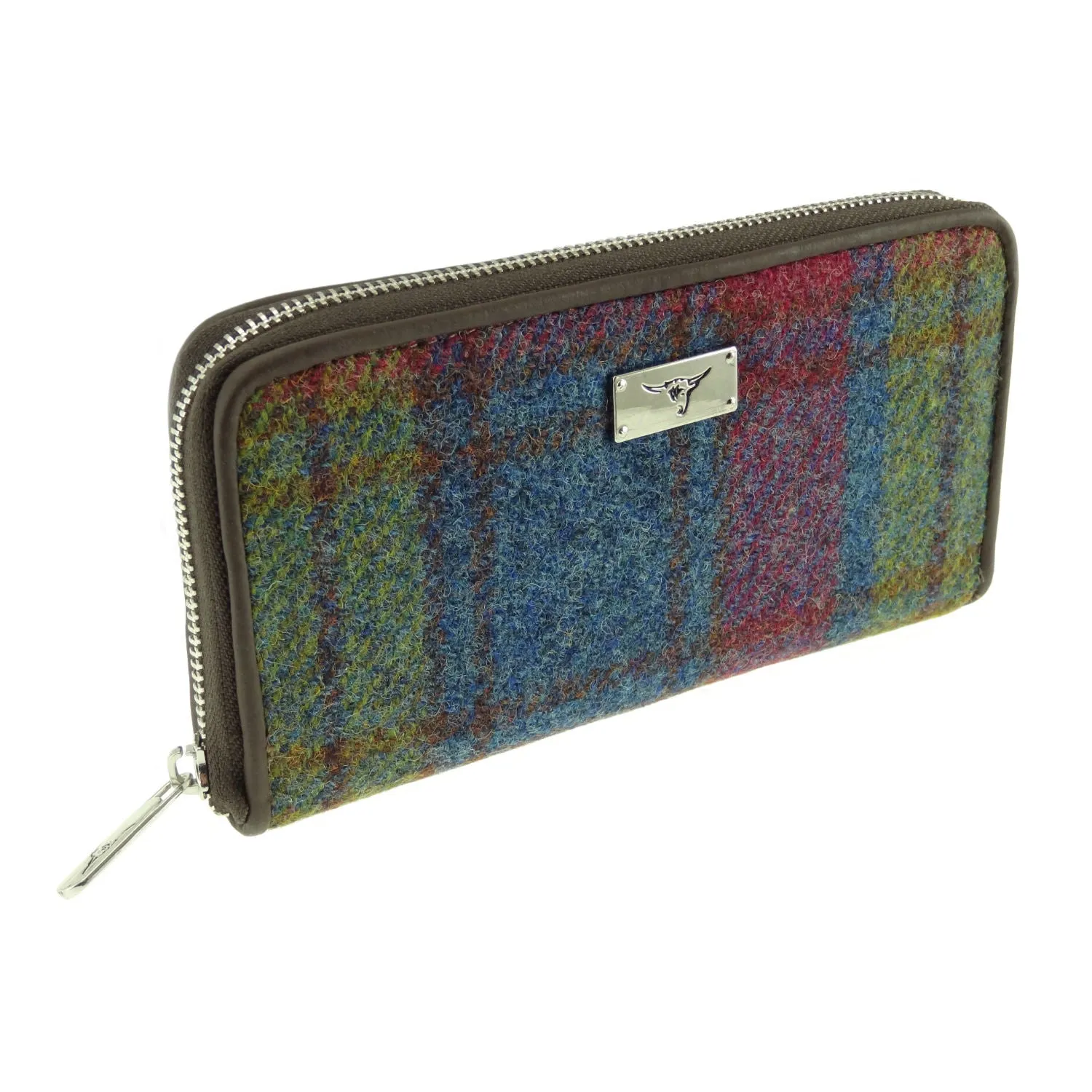 Long Zip Purse 'Staffa' with Harris Tweed