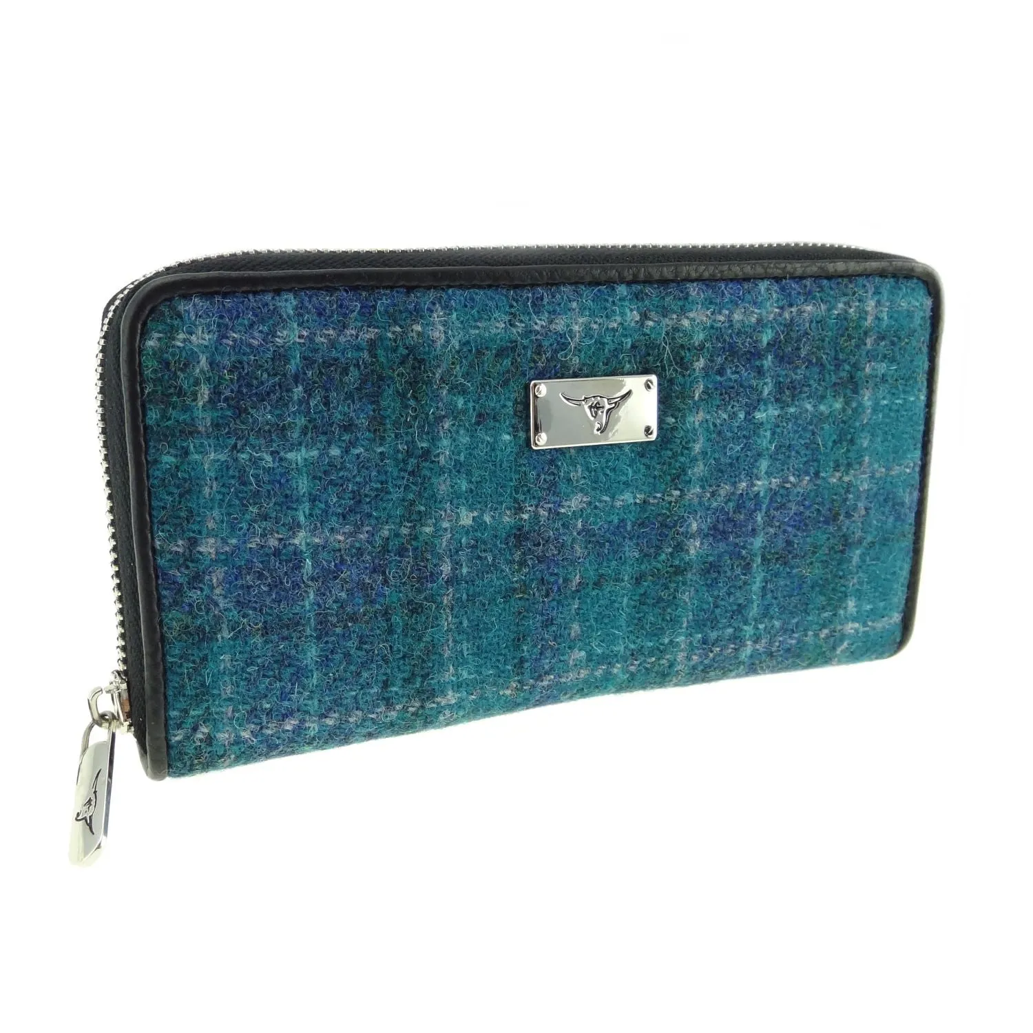 Long Zip Purse 'Staffa' with Harris Tweed