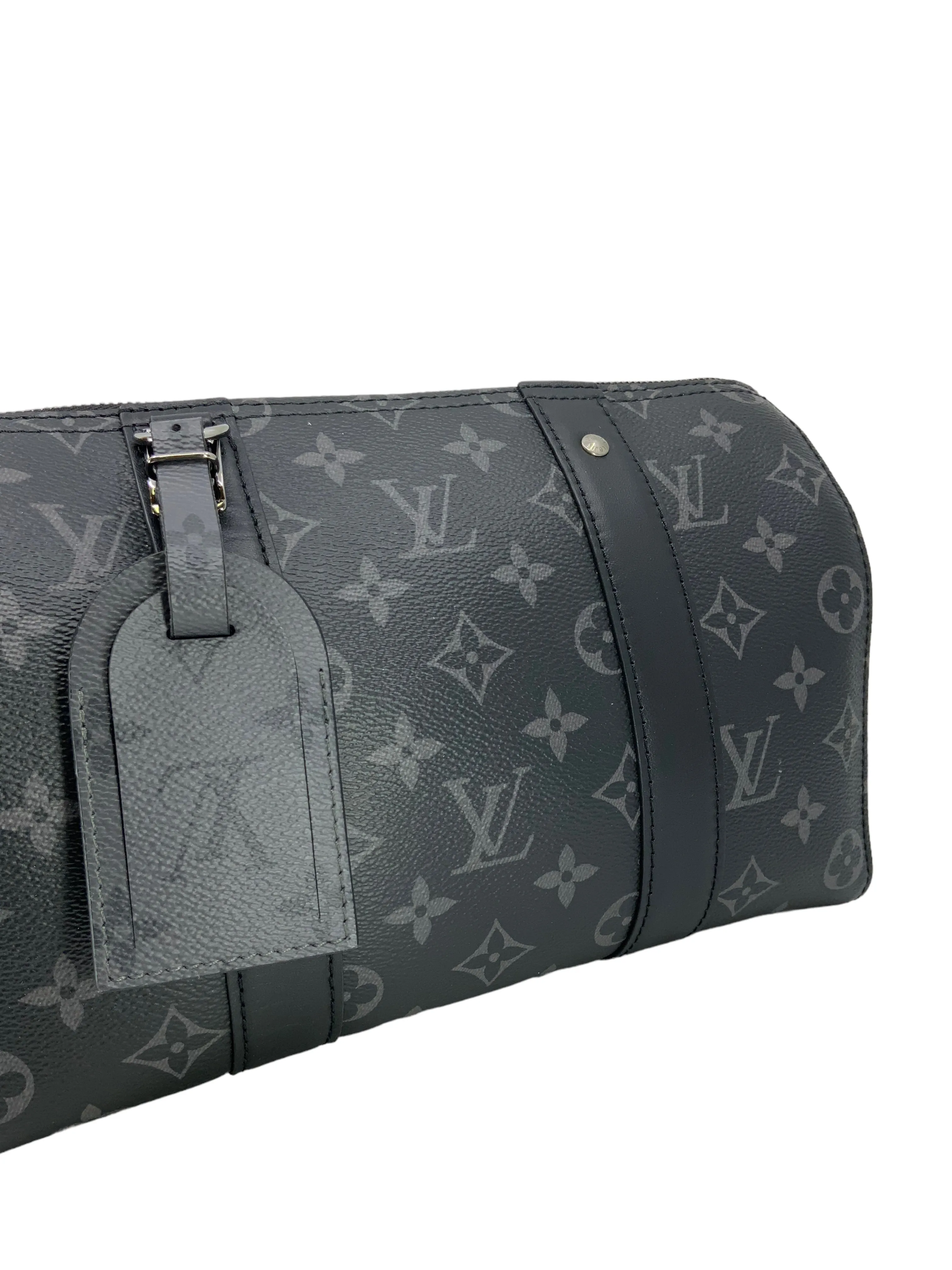 LOUIS VUITTON City Keepall Bag Monogram Eclipse Canvas