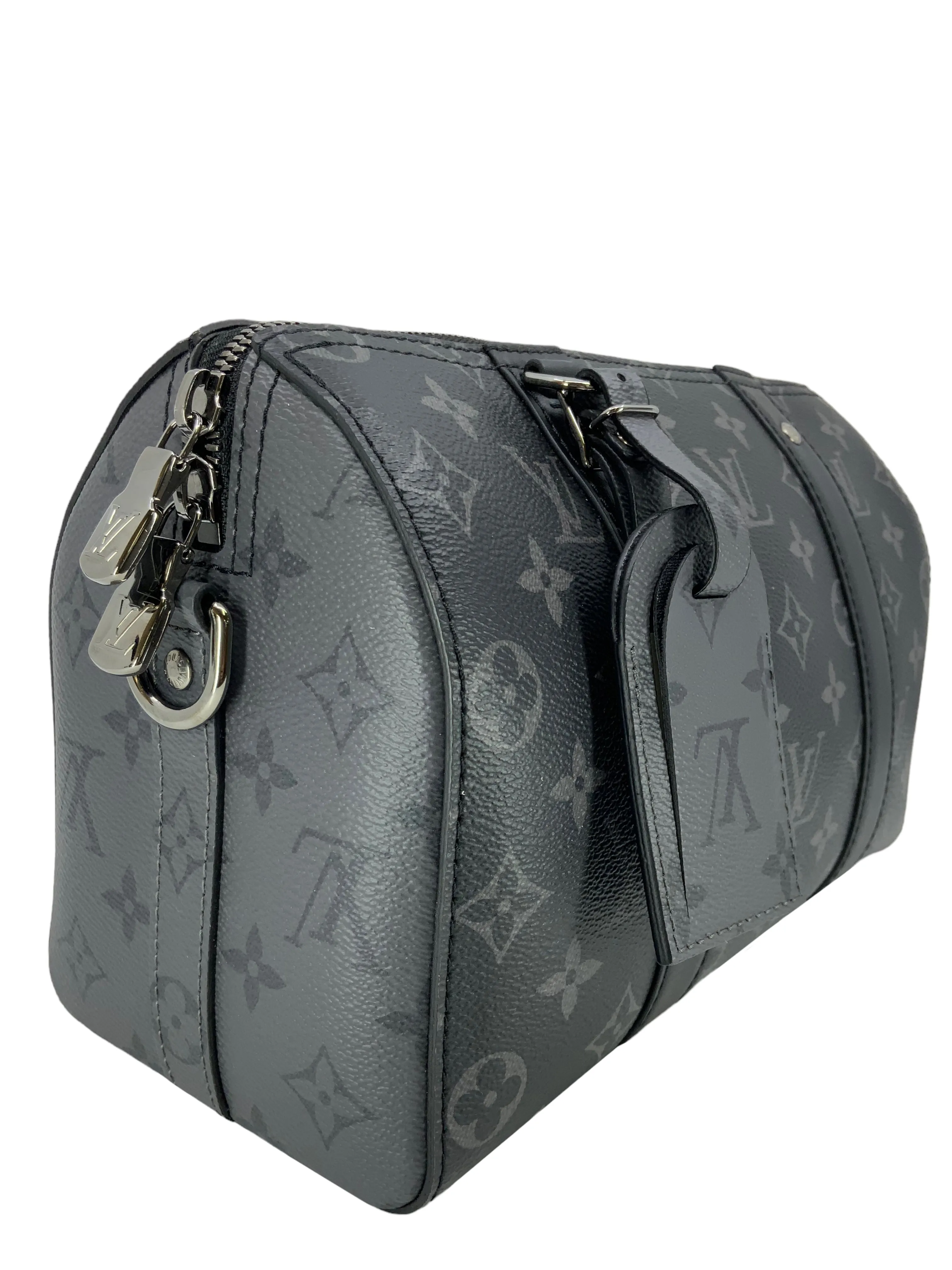 LOUIS VUITTON City Keepall Bag Monogram Eclipse Canvas