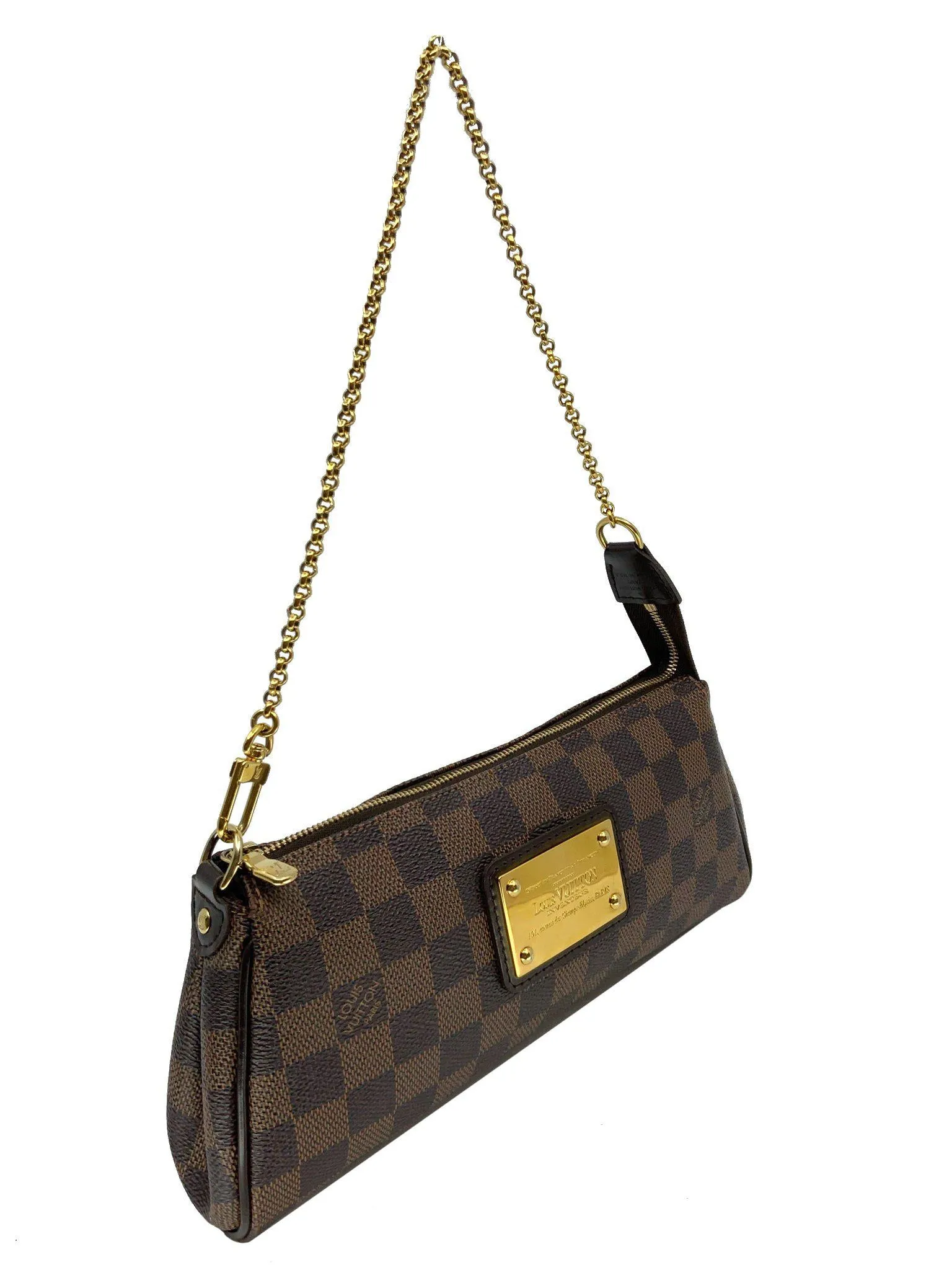 Louis Vuitton Damier Ebene Canvas Eva Clutch