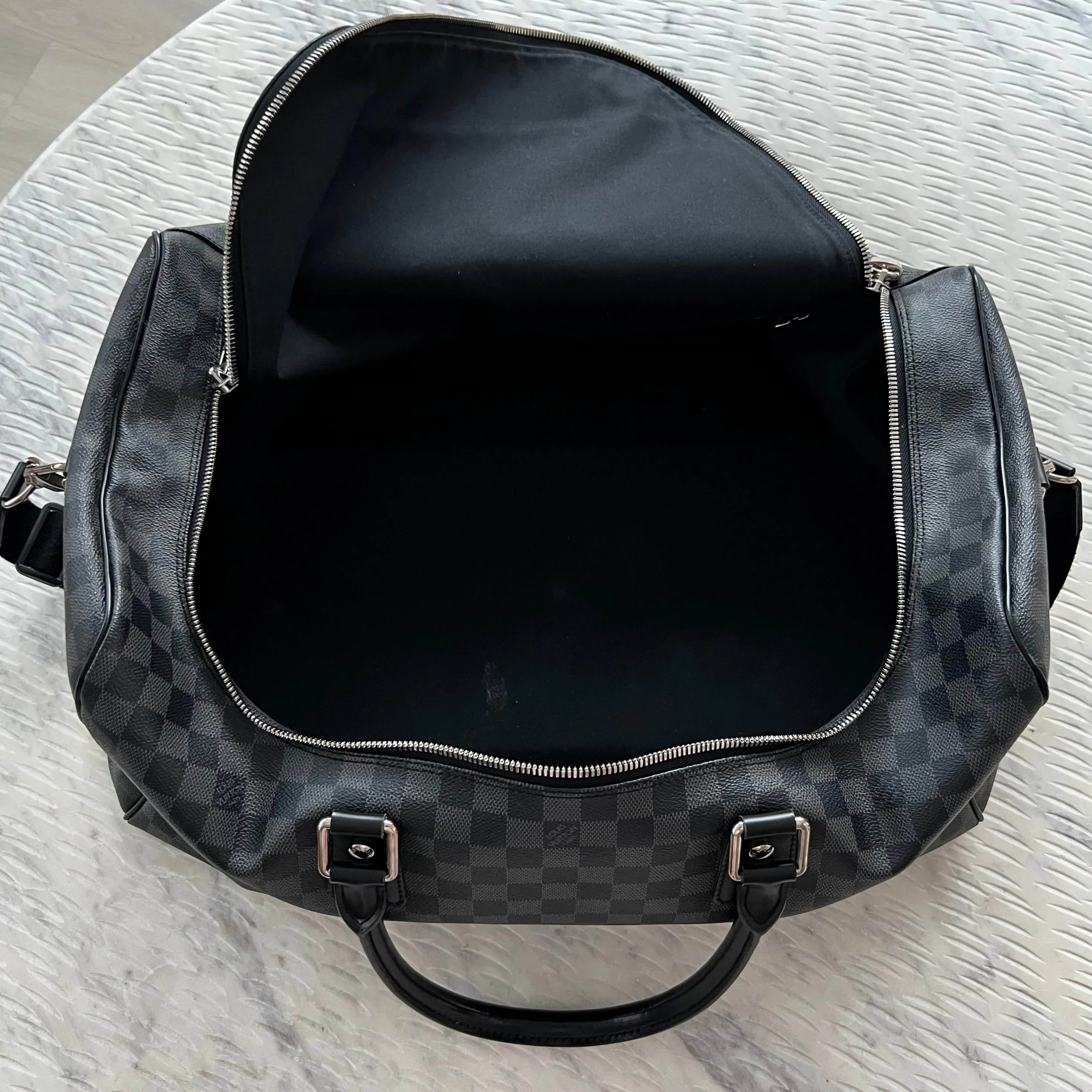 Louis Vuitton Duffle Roadster 50 Damier Graphite Bag