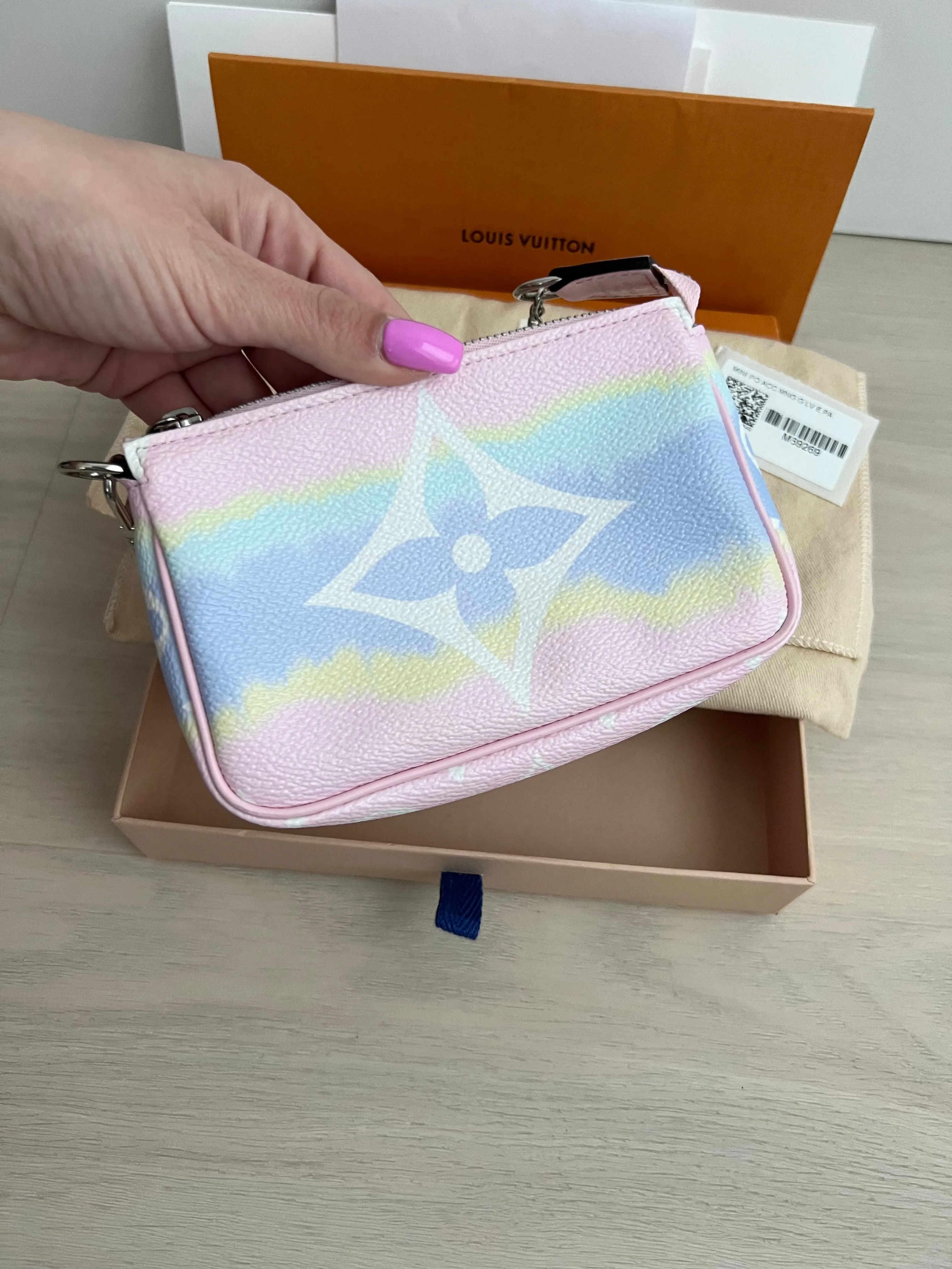 Exquisite Louis Vuitton Mini Pochette Designer Bag