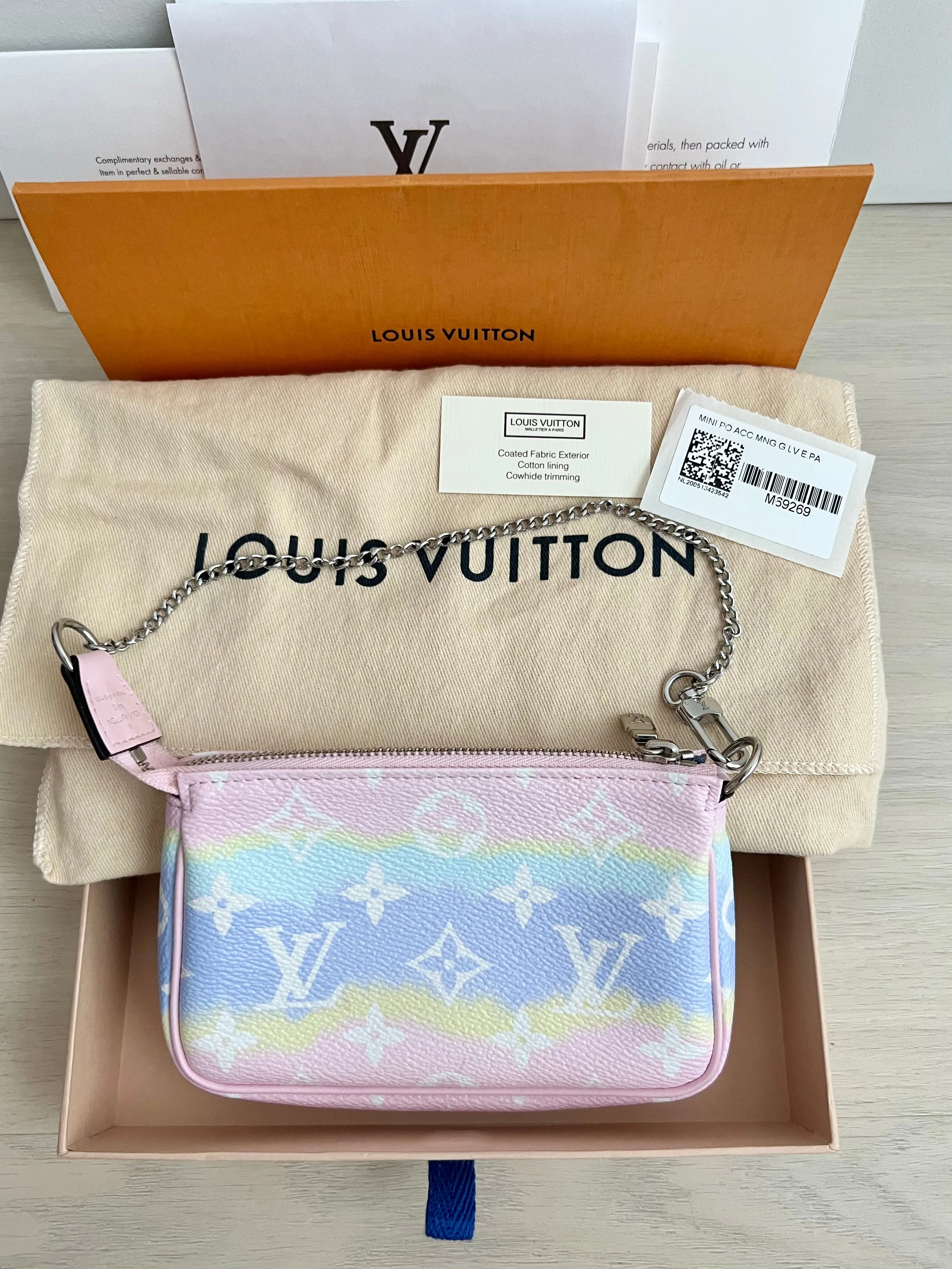 Exquisite Louis Vuitton Mini Pochette Designer Bag