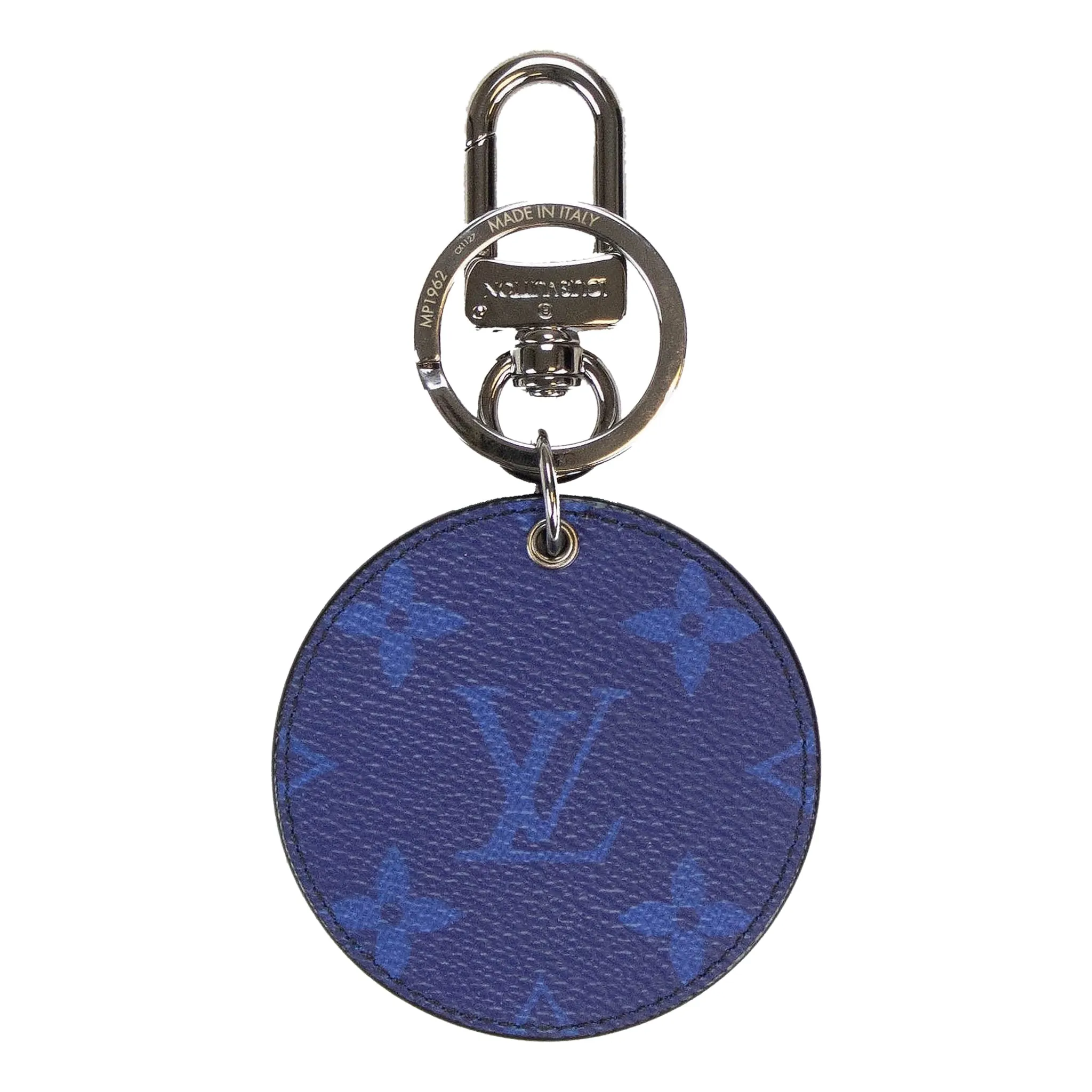 Louis Vuitton Split Monogram Black Silver Charm